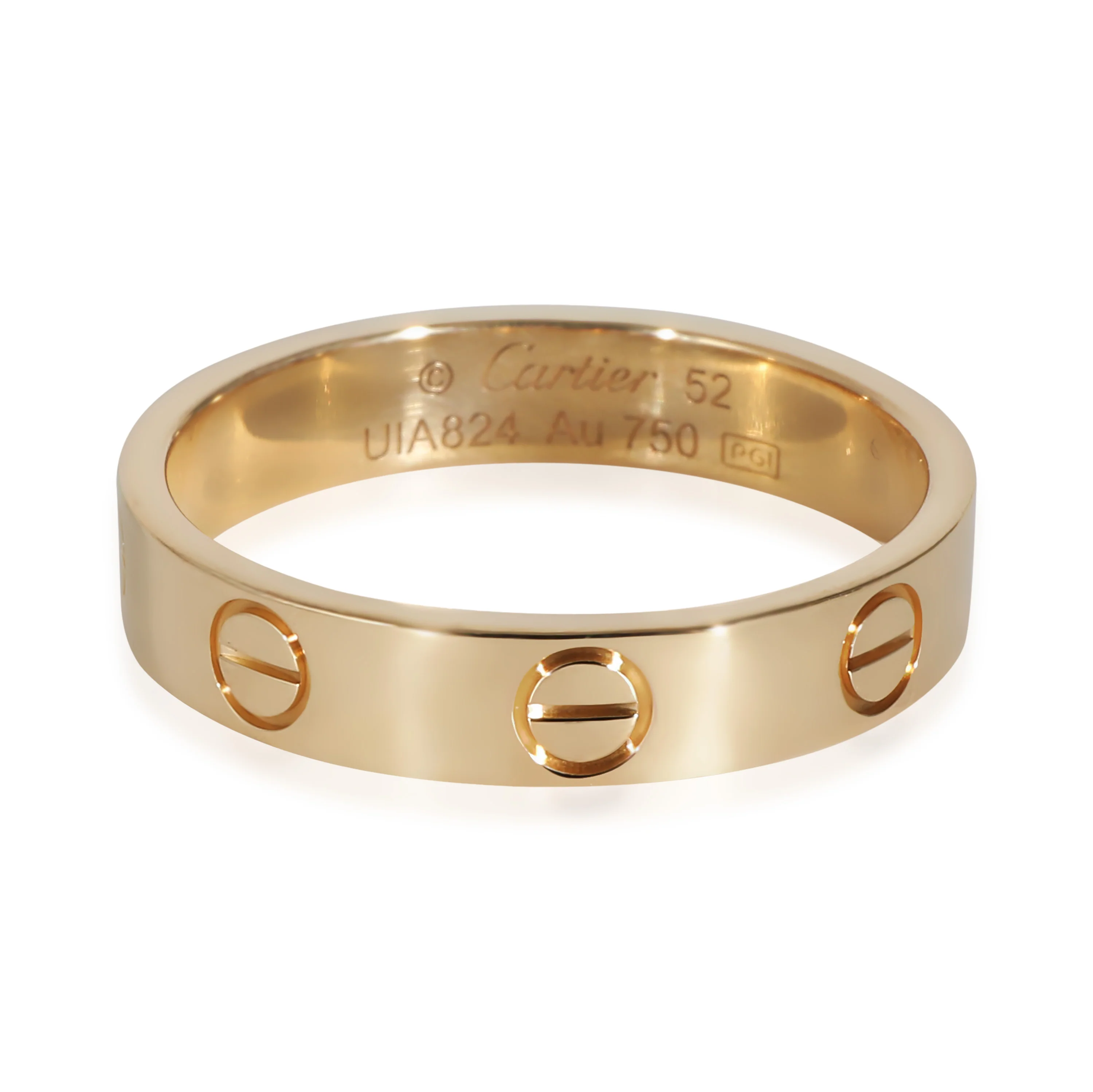 Cartier Love Wedding Band in 18K Yellow Gold