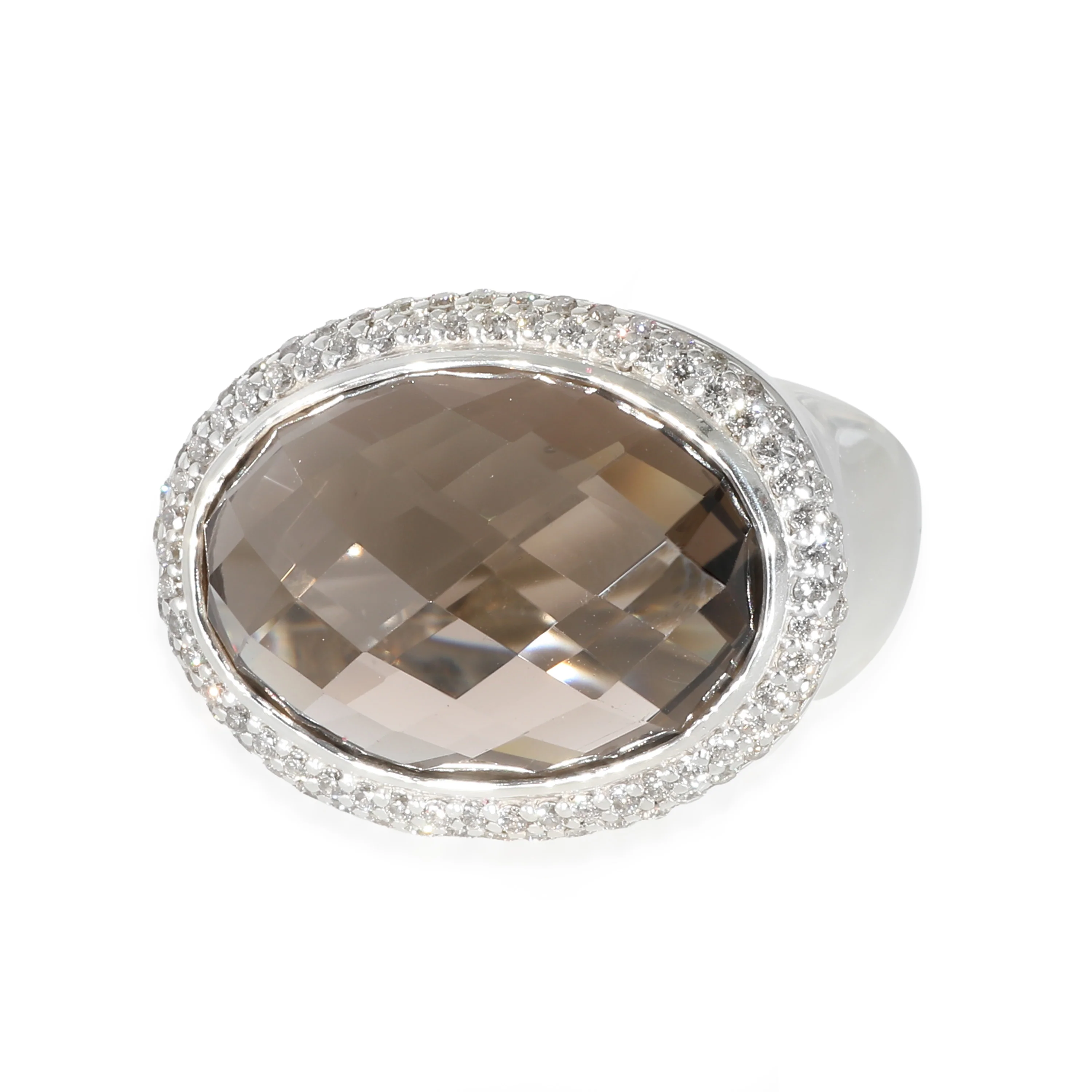 Signature Oval Cocktail Ring in Sterling Silver 0.5 CTW