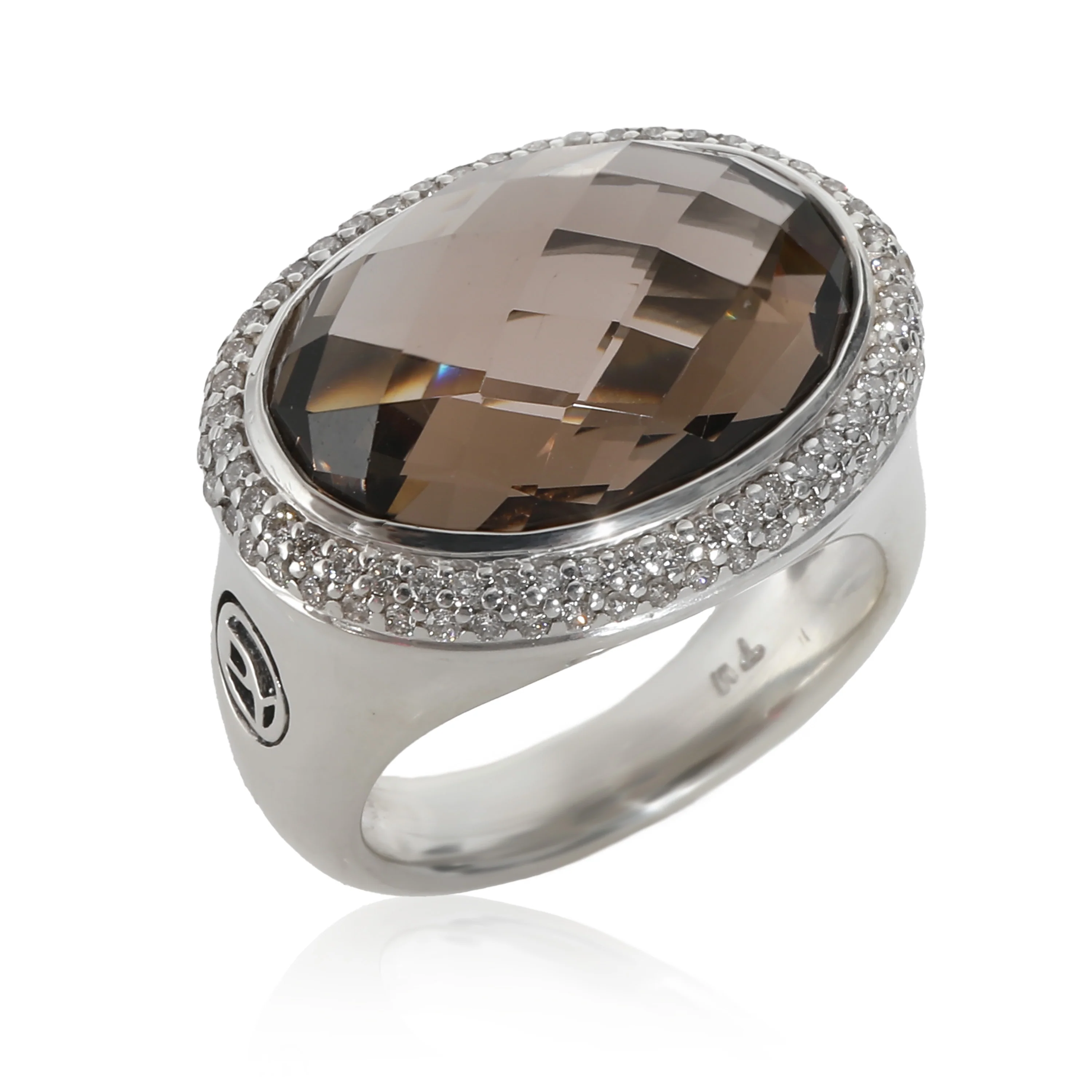 Signature Oval Cocktail Ring in Sterling Silver 0.5 CTW - Image 3
