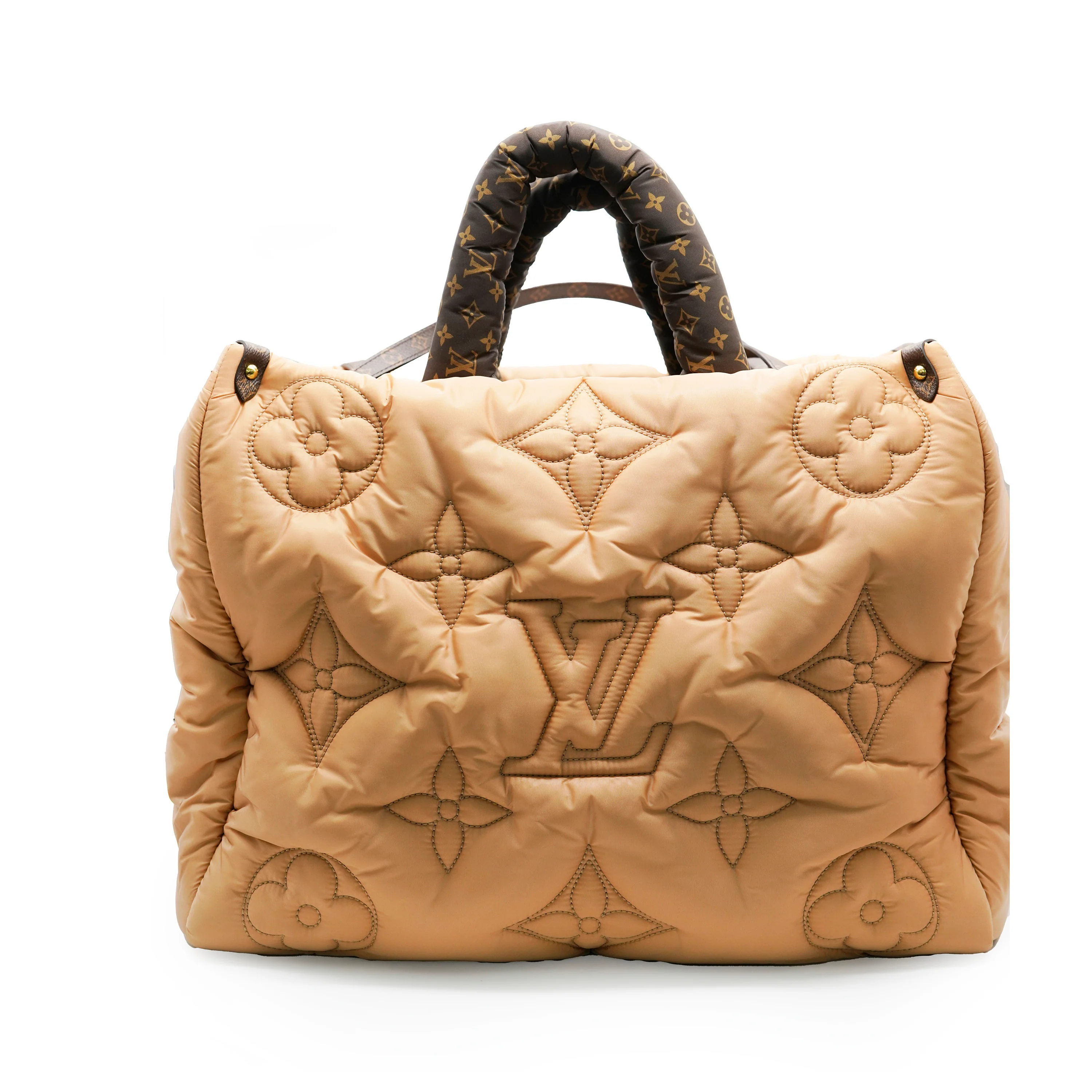 Louis Vuitton Beige Econyl Monogram Pillow Giant Onthego GM - Image 4