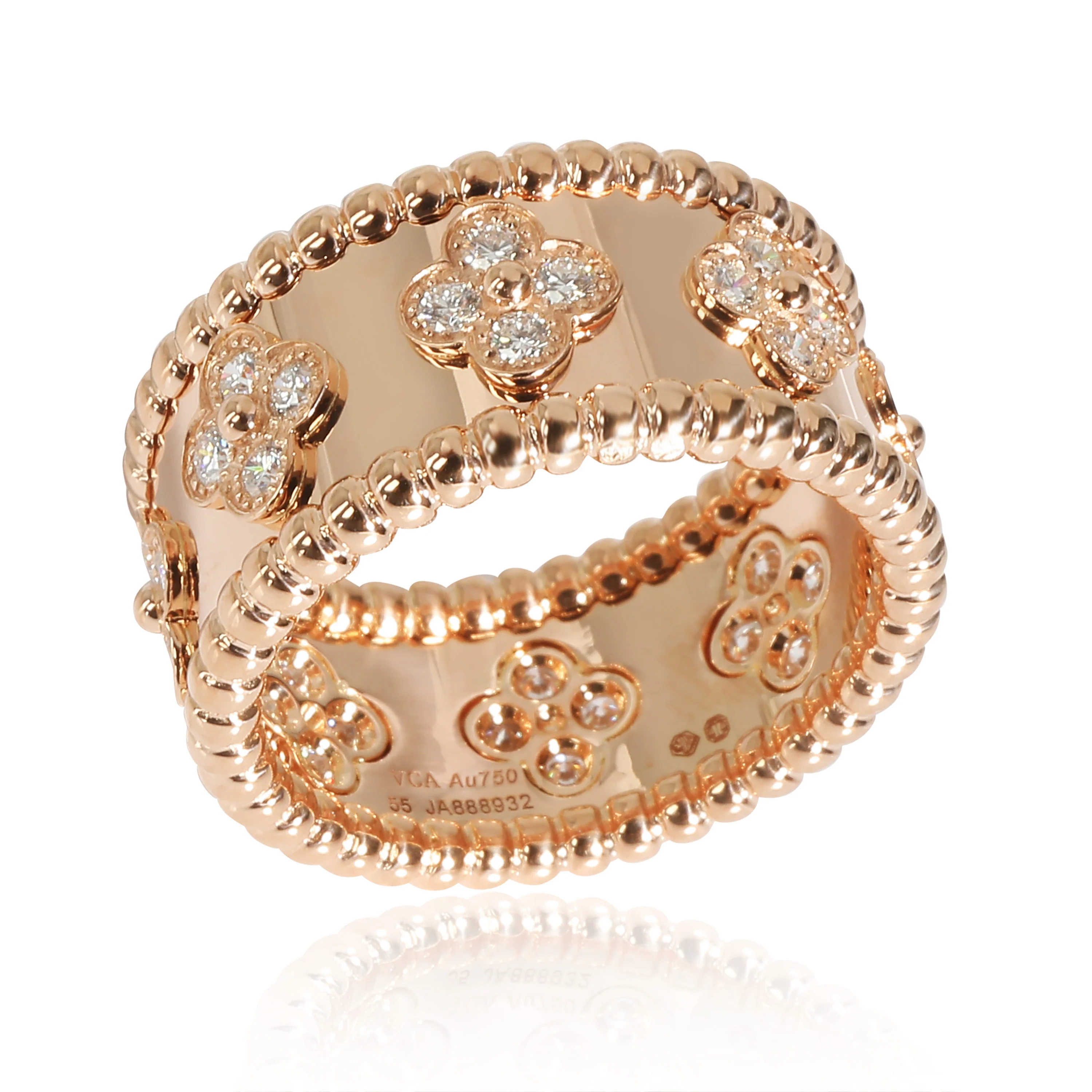 Perlee Band in 18K Rose Gold 0.71 CTW - Image 2