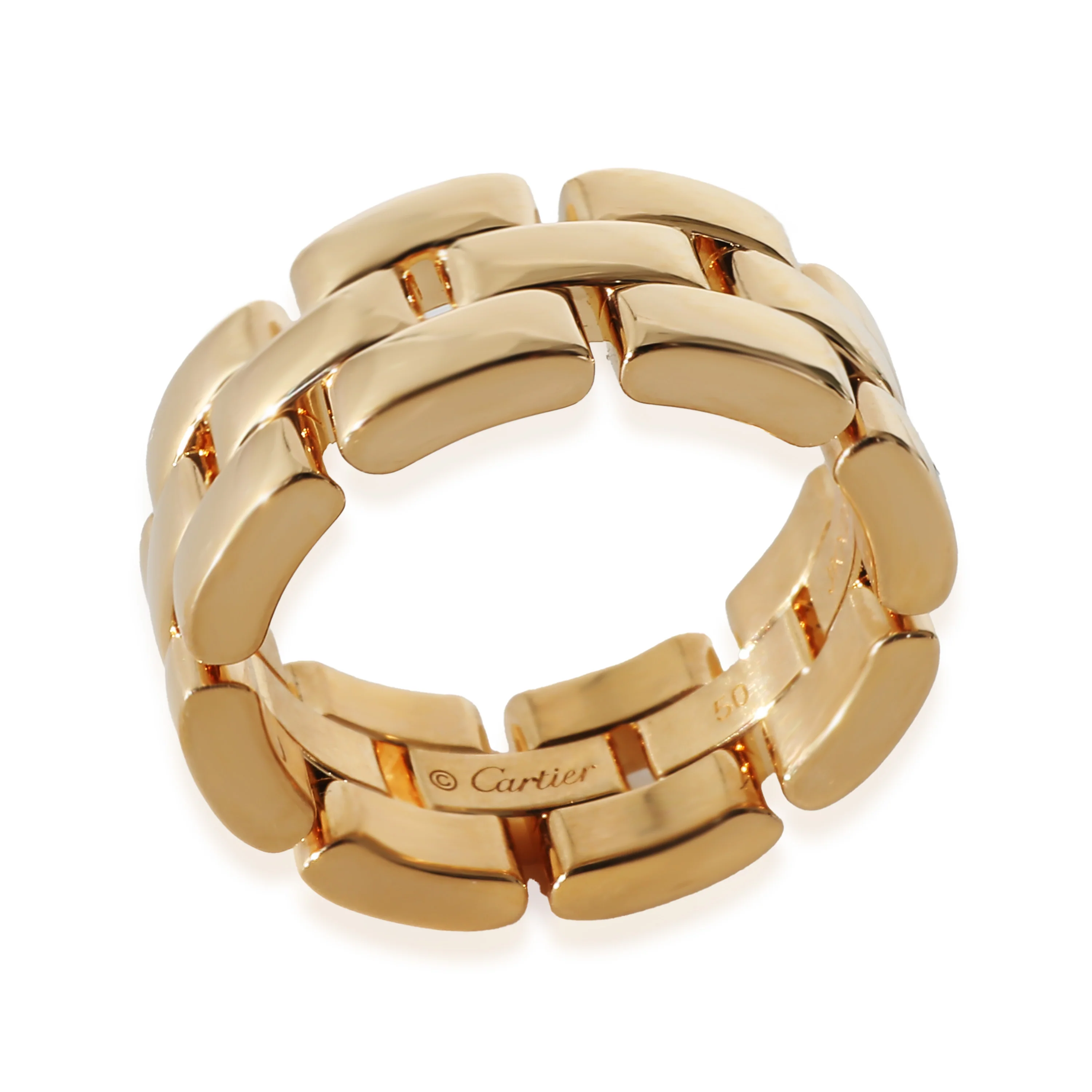 Maillon Panthere Ring (Yellow Gold) - Image 4