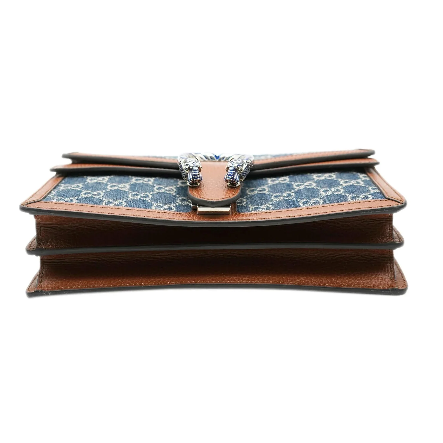Gucci Blue Tea Cuir New Denim Dollar Calfskin GG Small Dionysus - Image 5