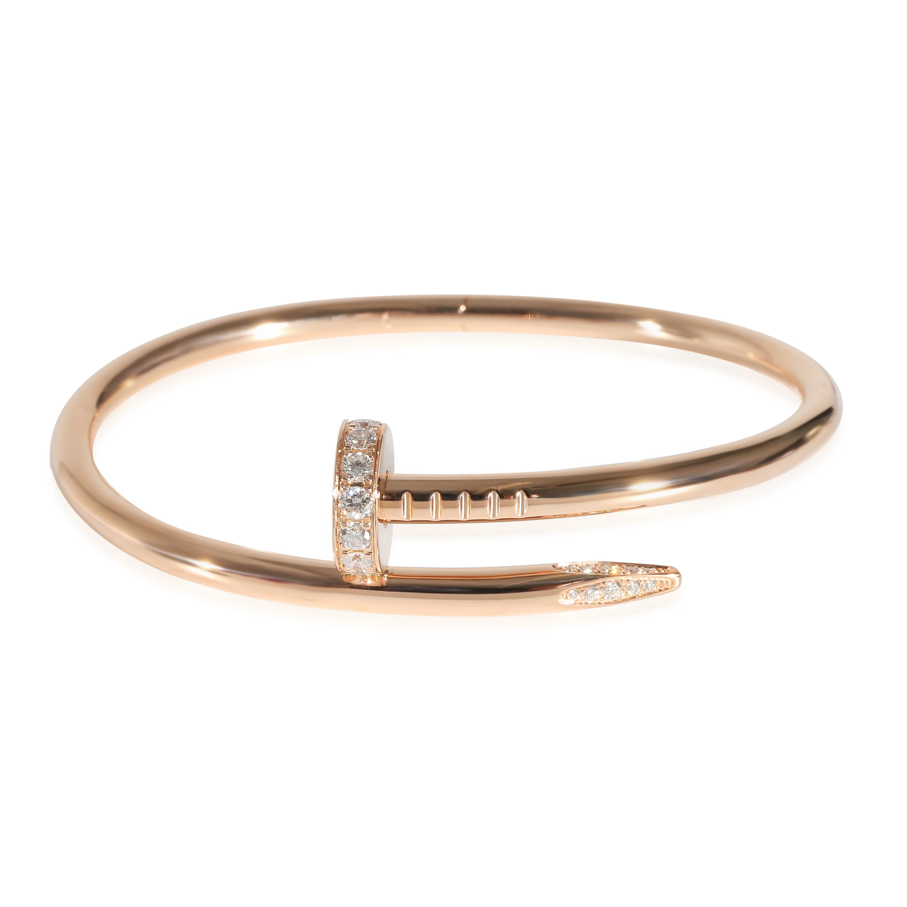 Cartier Juste Un Clou Bracelet in 18K Rose Gold 0.58 CTW