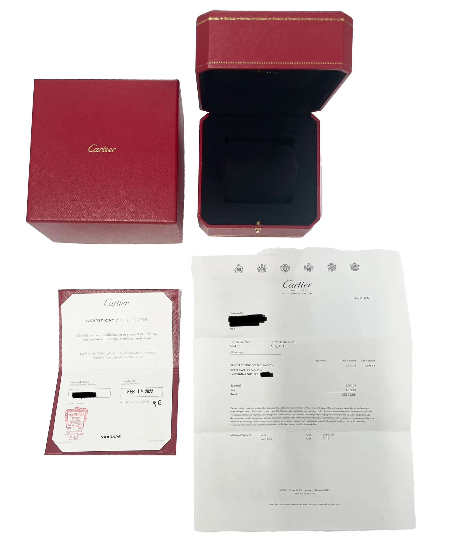 Cartier Juste Un Clou Bracelet in 18K Rose Gold 0.58 CTW - Image 5