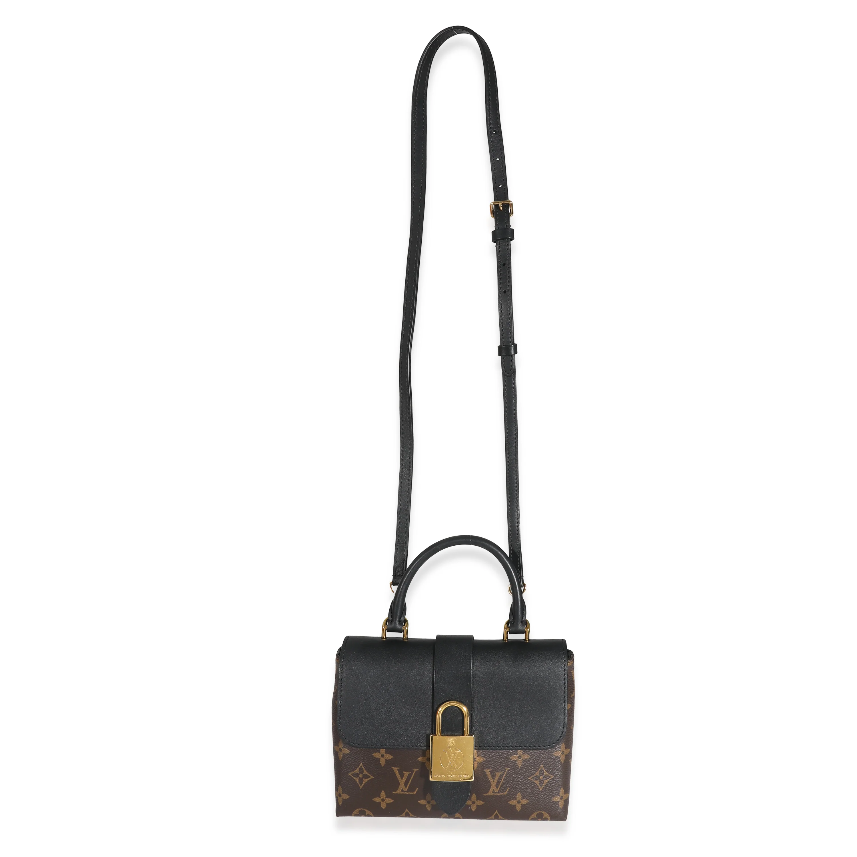 Louis Vuitton Black Calfskin Monogram Canvas Locky BB - Image 4