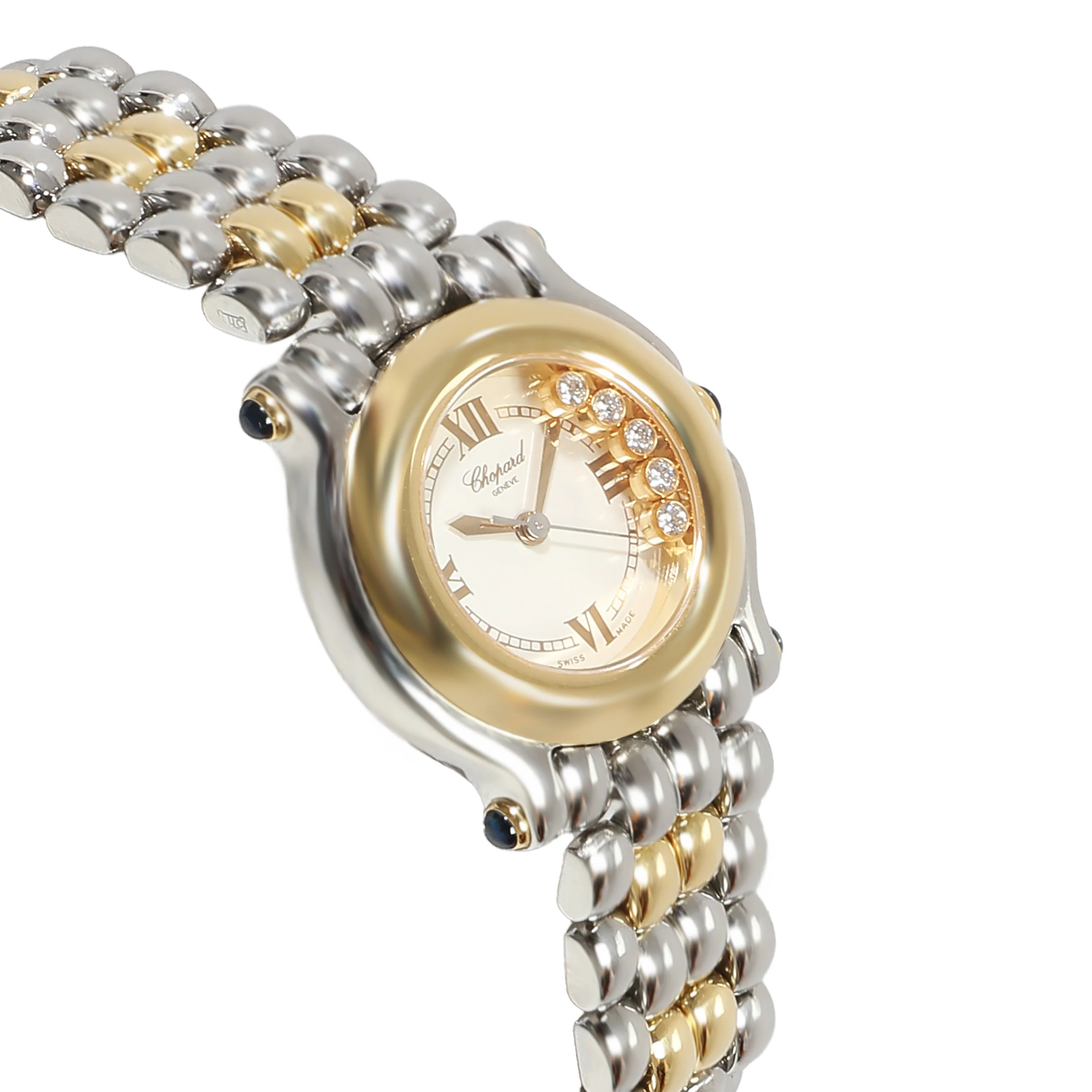 Happy Sport 27/8256-23 Womens Watch in 18kt Stainless Steel/Yellow Gold - Image 2
