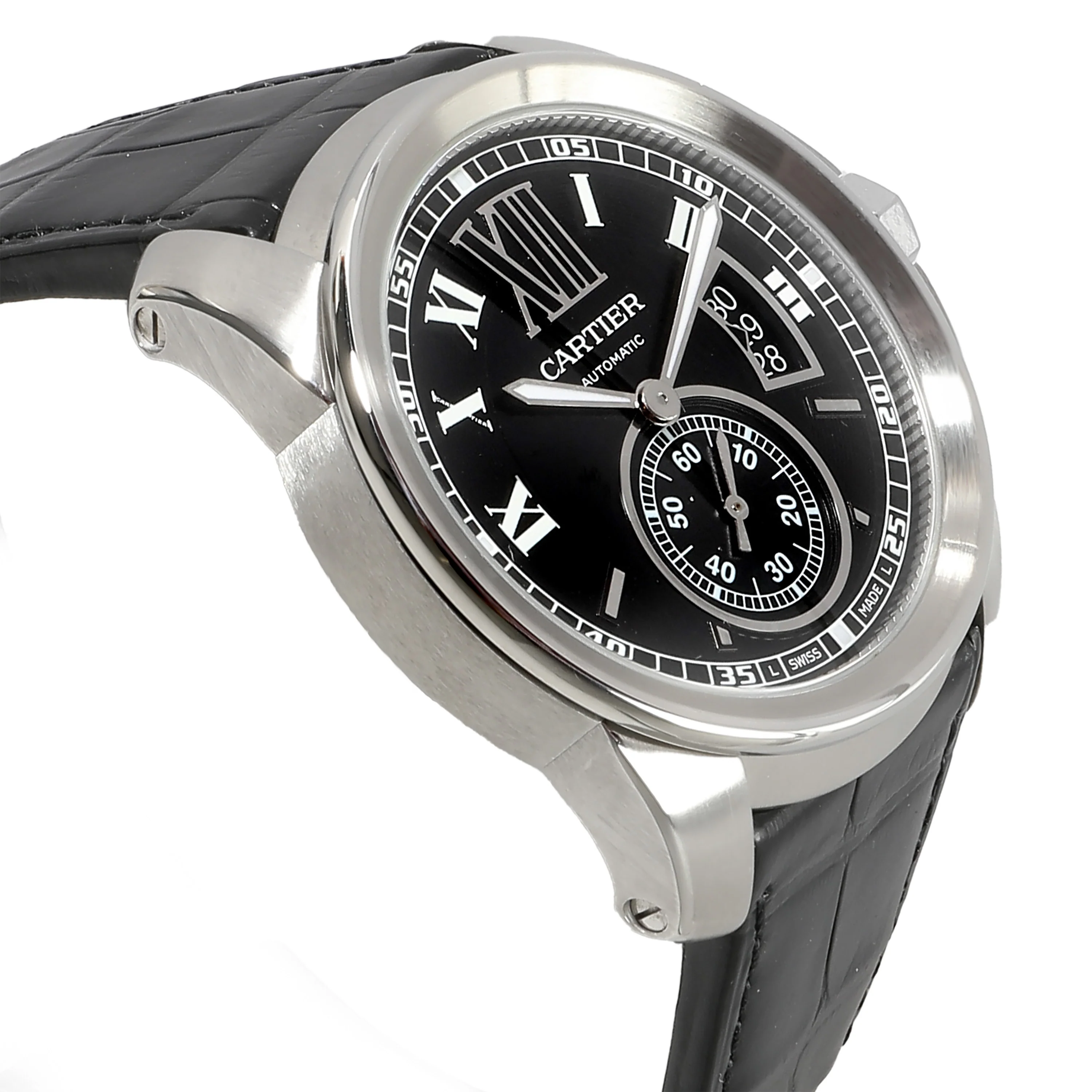 Calibre de Cartier W7100014 Mens Watch in Stainless Steel - Image 2