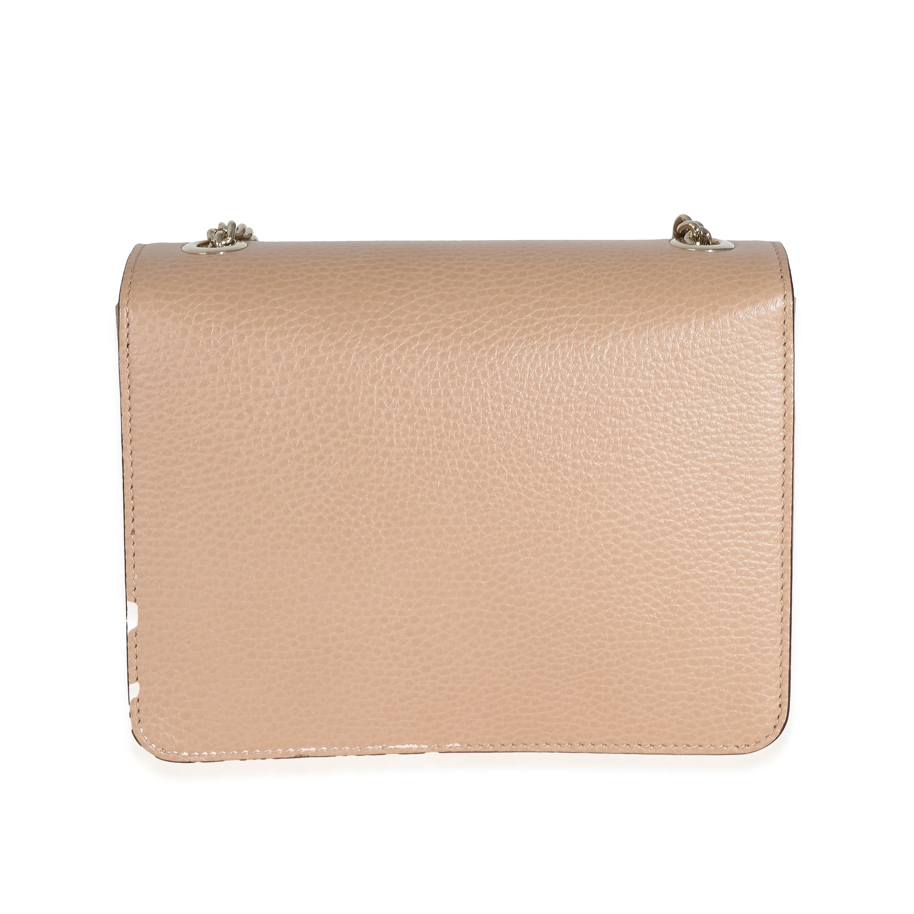 Gucci Brown Leather Interlocking GG Dollar Chain Bag - Image 3
