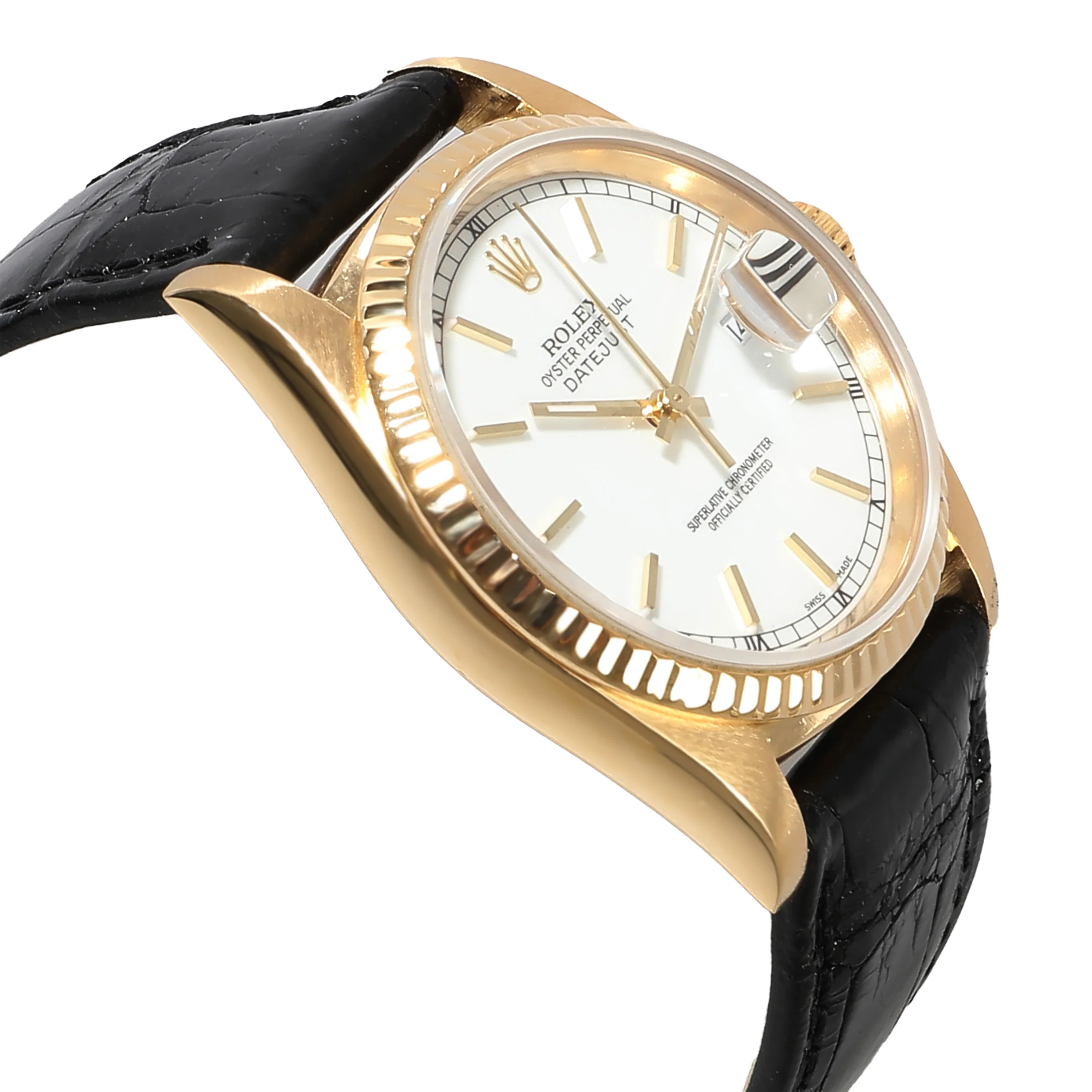 Datejust 16238 Mens Watch in 18kt Yellow Gold - Image 2