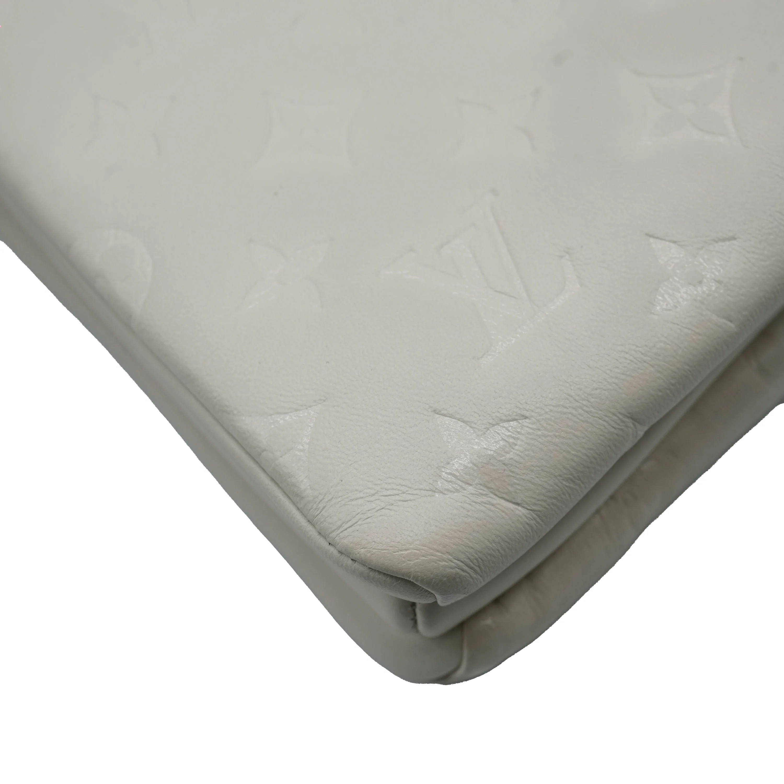 Cream Puffy Lambskin Monogram Coussin PM - Image 6