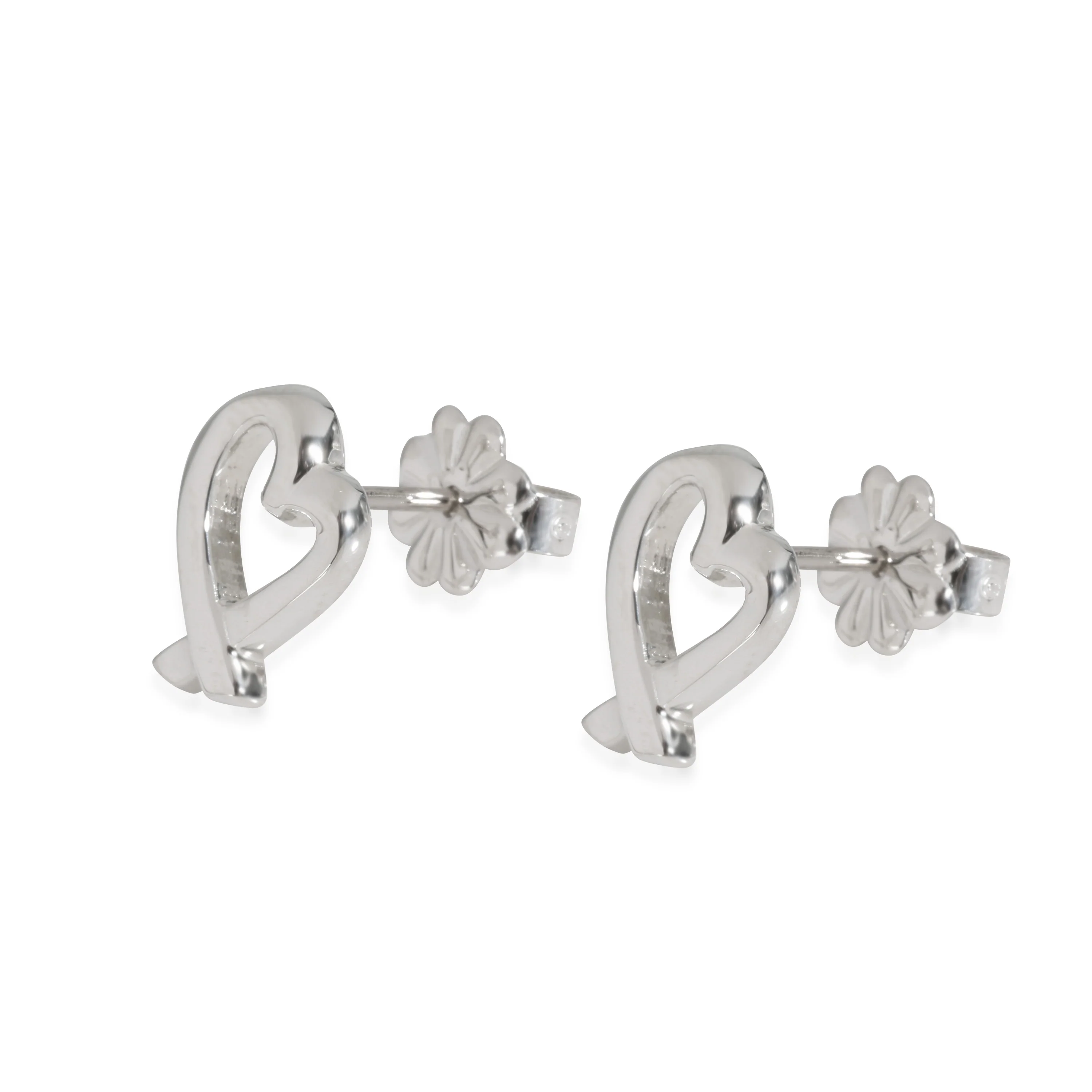 Paloma Picasso Loving Heart Stud Earrings in  Sterling Silver - Image 2