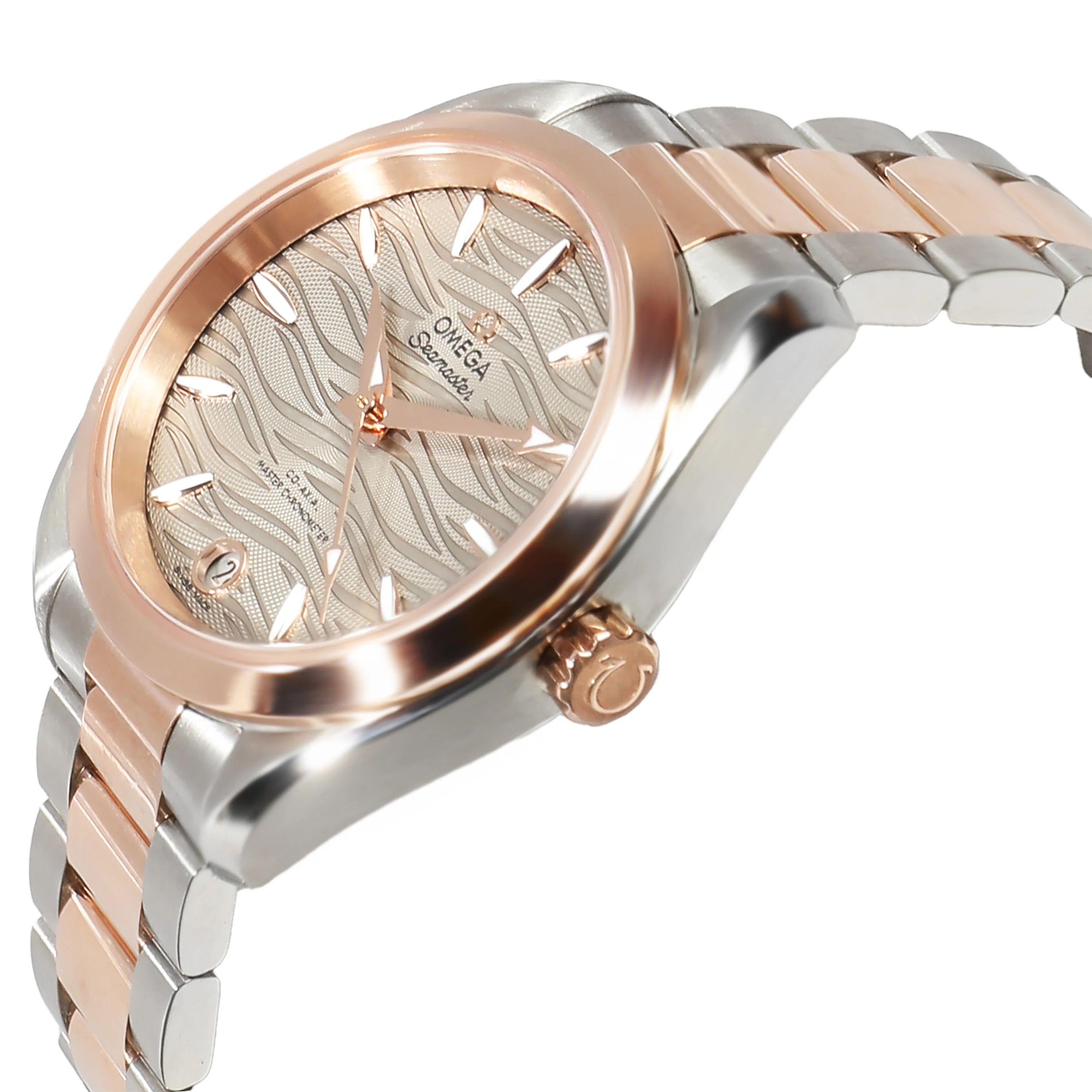 Seamaster Aqua Terra 220.20.34.20.06.001 Womens Watch in 18kt Gold/Steel - Image 3
