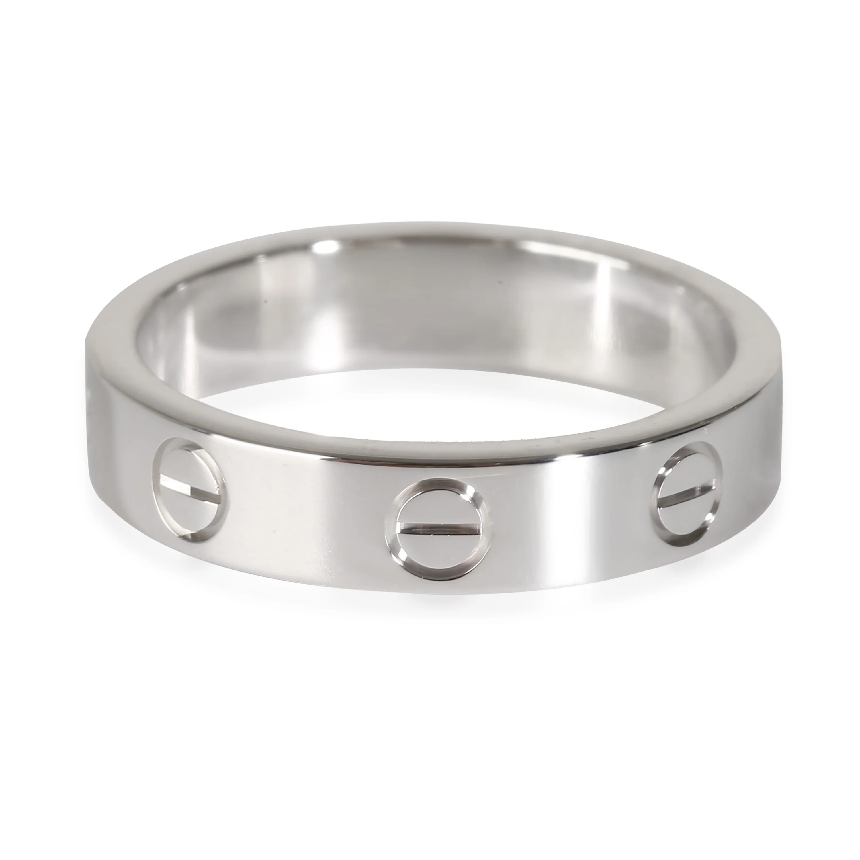 Love Wedding Band, 1 Diamond (White Gold) - Image 3