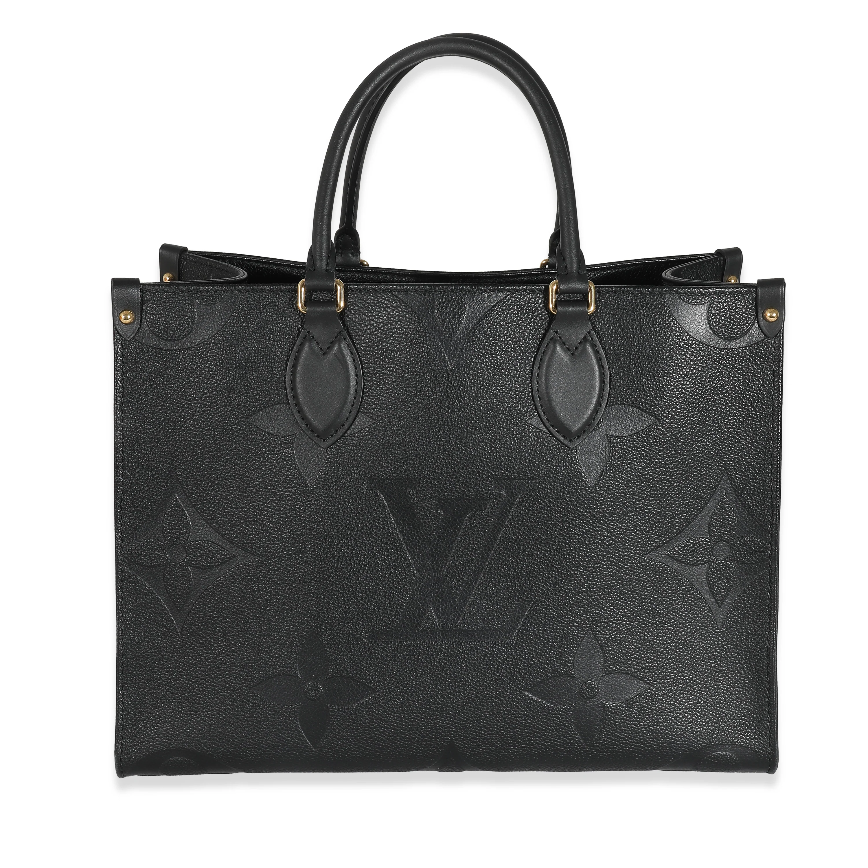 Louis Vuitton Black Monogram Giant Empreinte Onthego MM