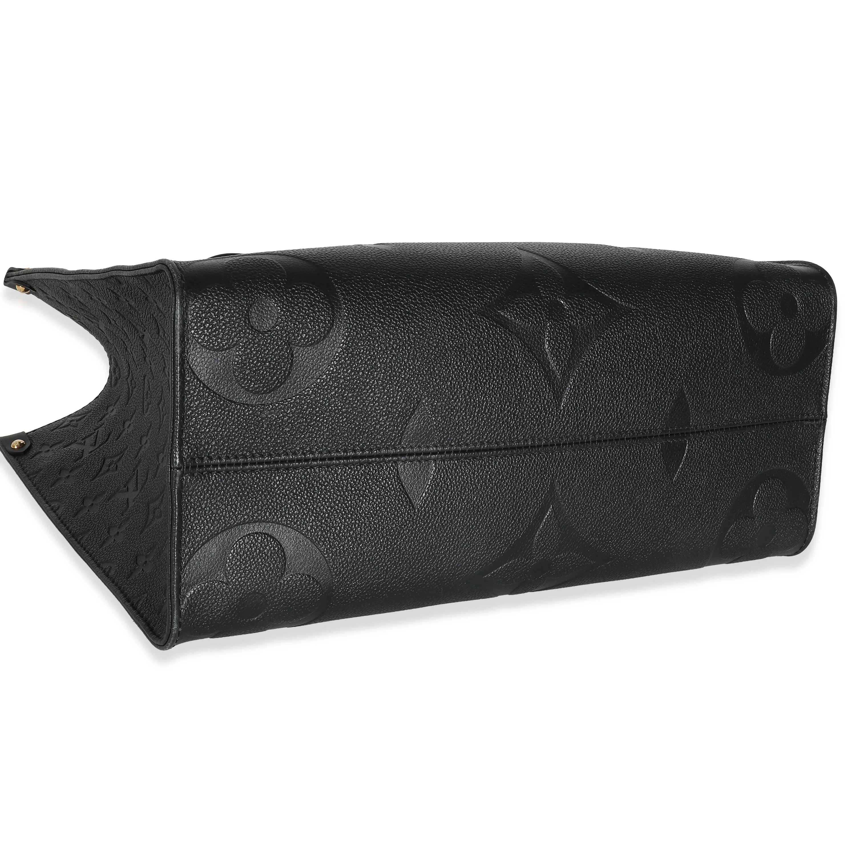 Louis Vuitton Black Monogram Giant Empreinte Onthego MM - Image 4