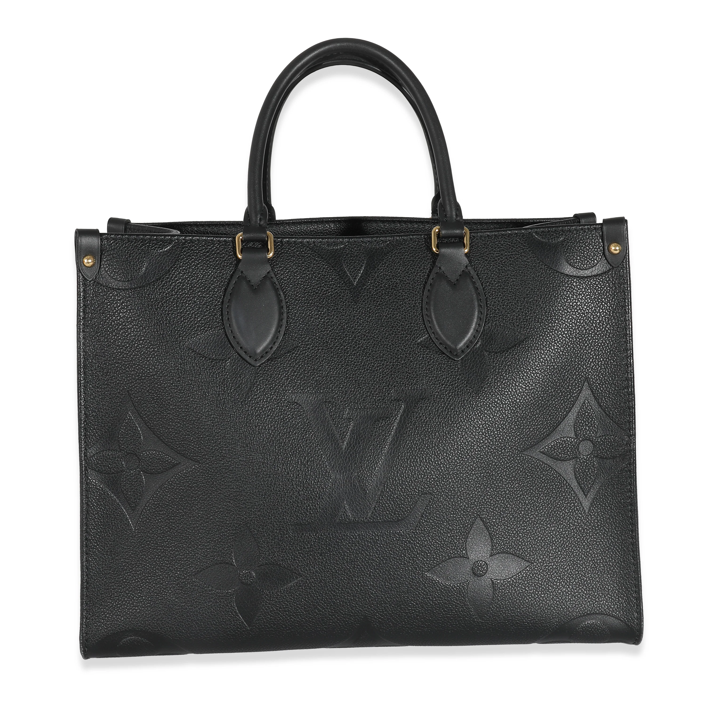 Louis Vuitton Black Monogram Giant Empreinte Onthego MM - Image 5