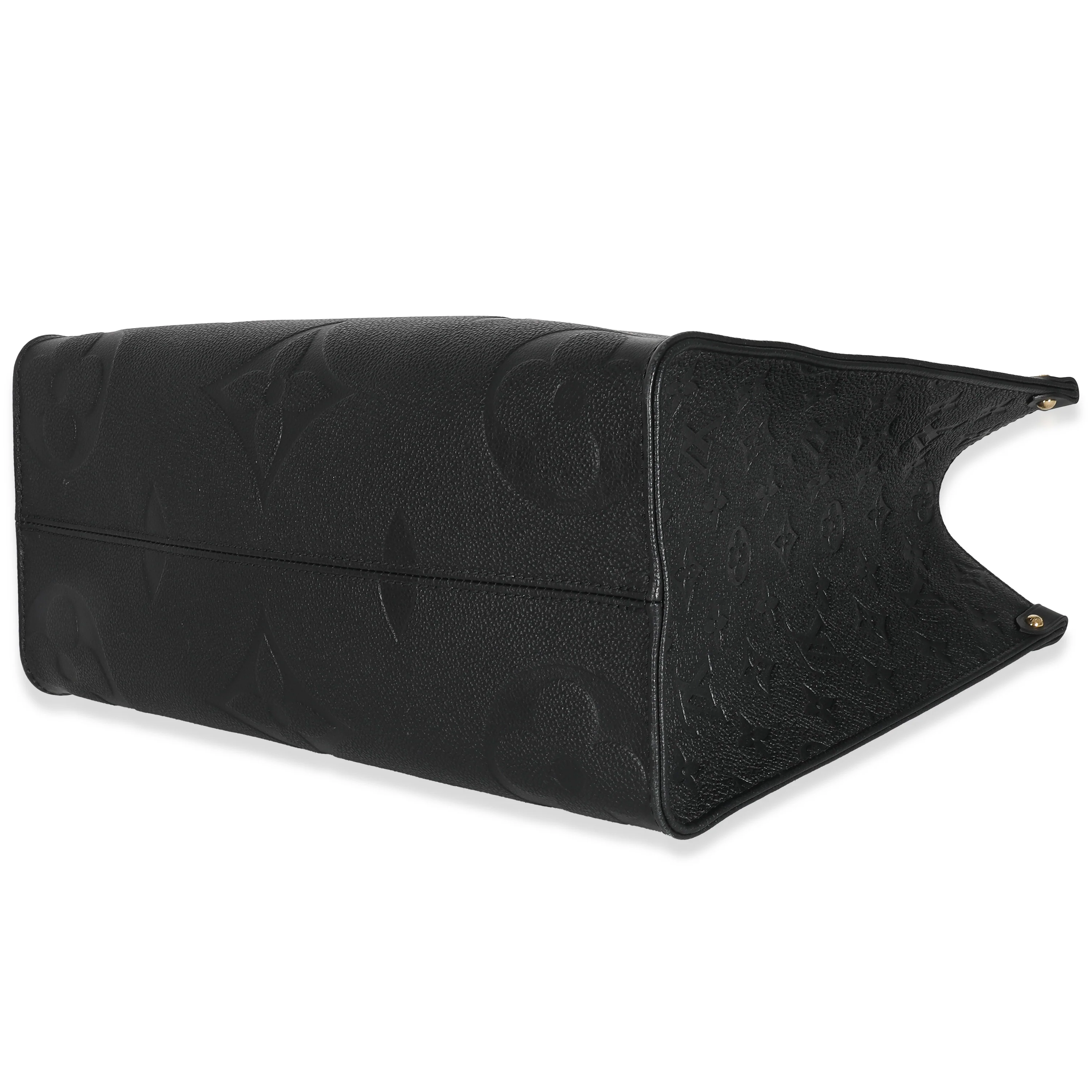 Louis Vuitton Black Monogram Giant Empreinte Onthego MM - Image 6