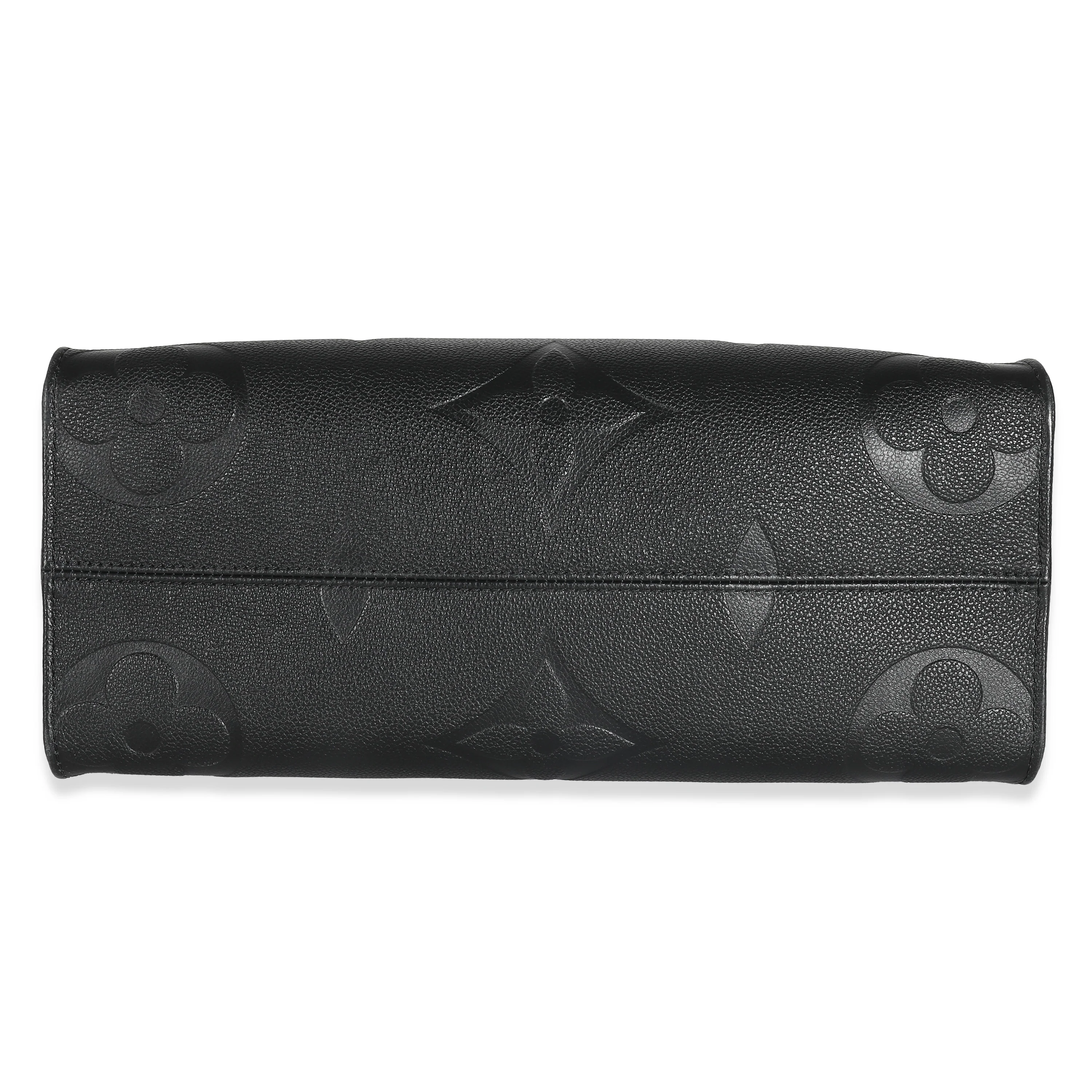 Louis Vuitton Black Monogram Giant Empreinte Onthego MM - Image 7