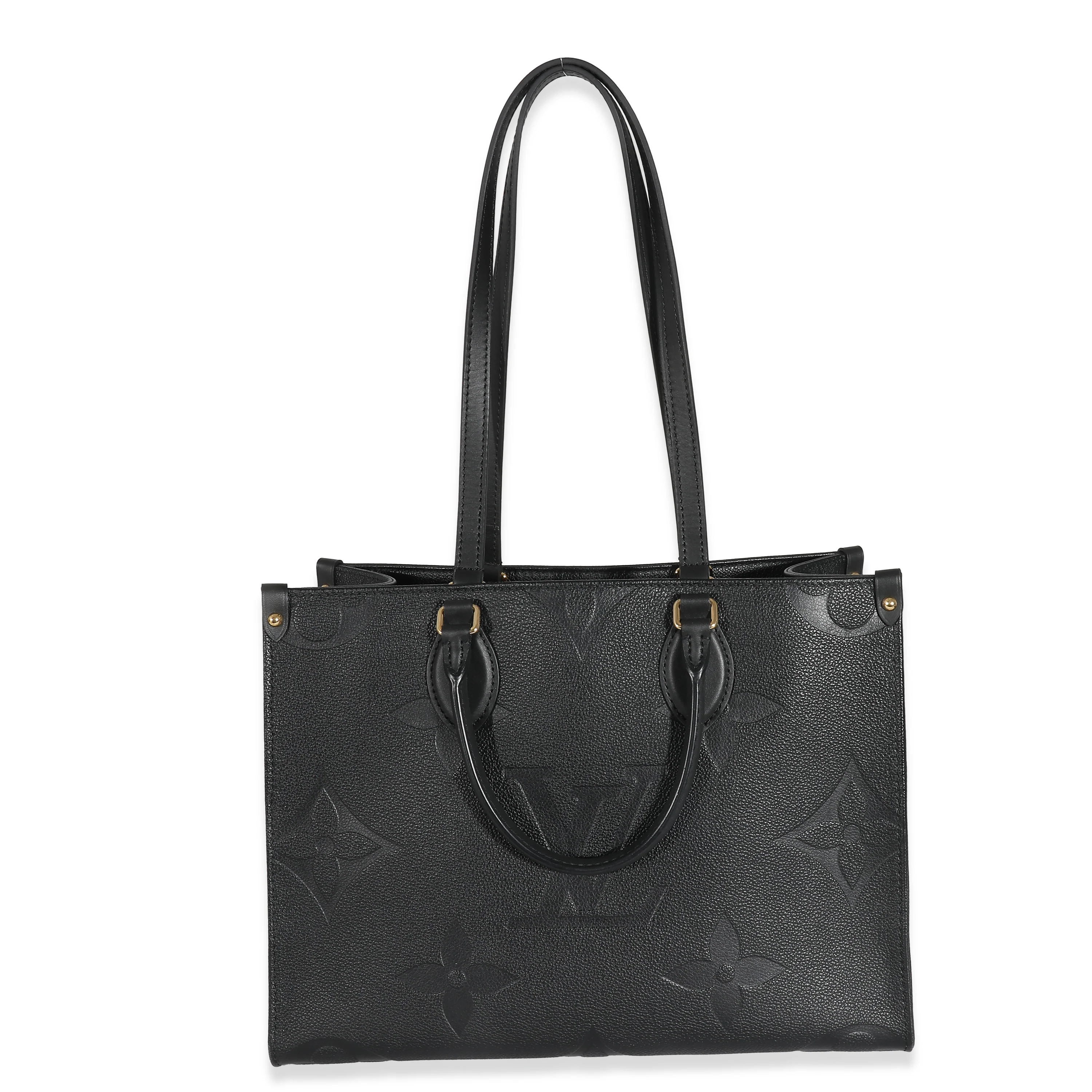 Louis Vuitton Black Monogram Giant Empreinte Onthego MM - Image 8