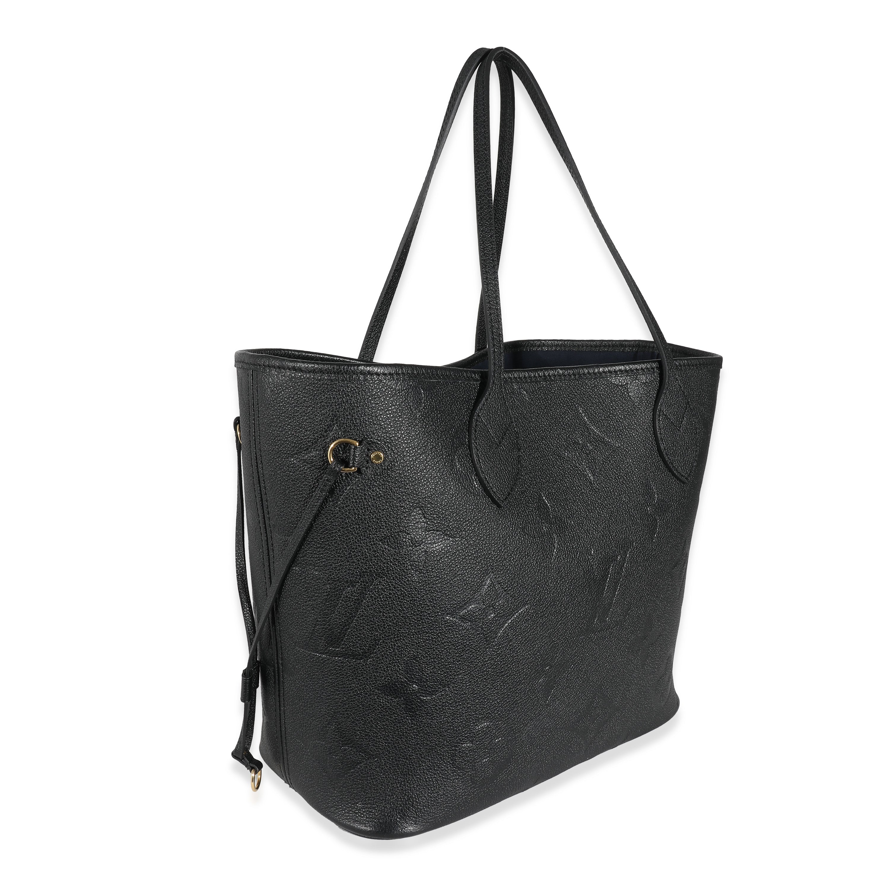 Louis Vuitton Black Monogram Empreinte Neverfull MM - Image 3