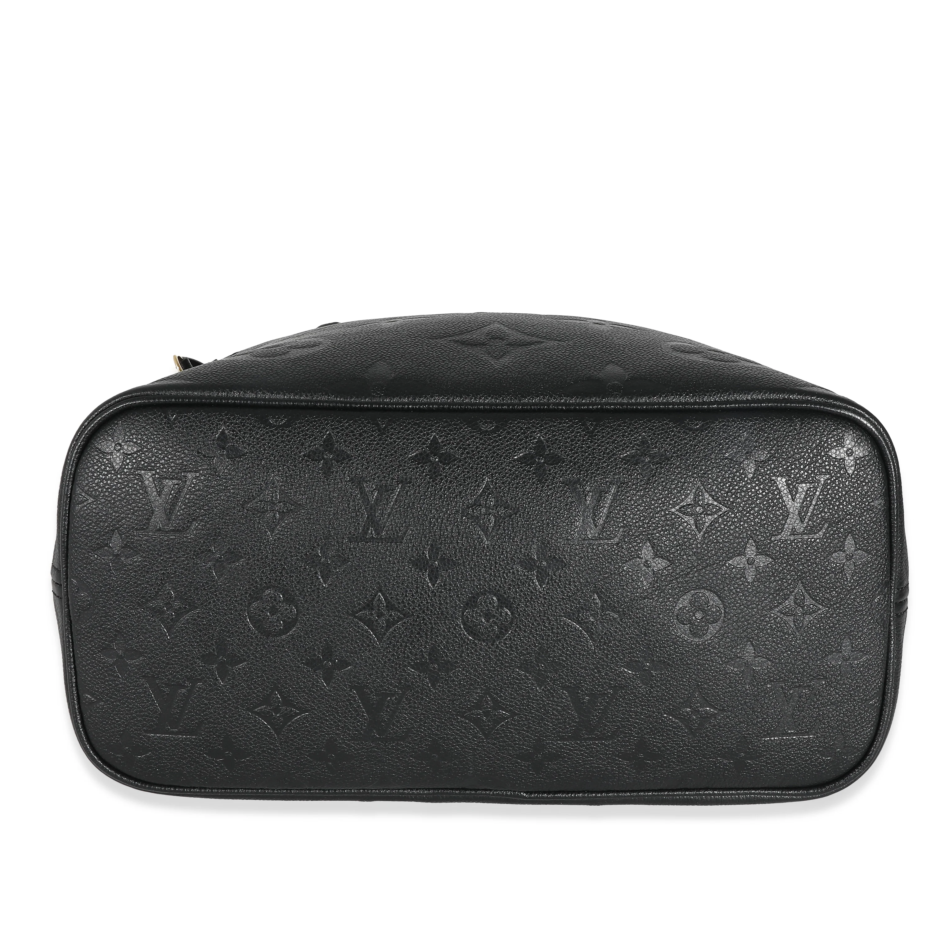 Louis Vuitton Black Monogram Empreinte Neverfull MM - Image 7