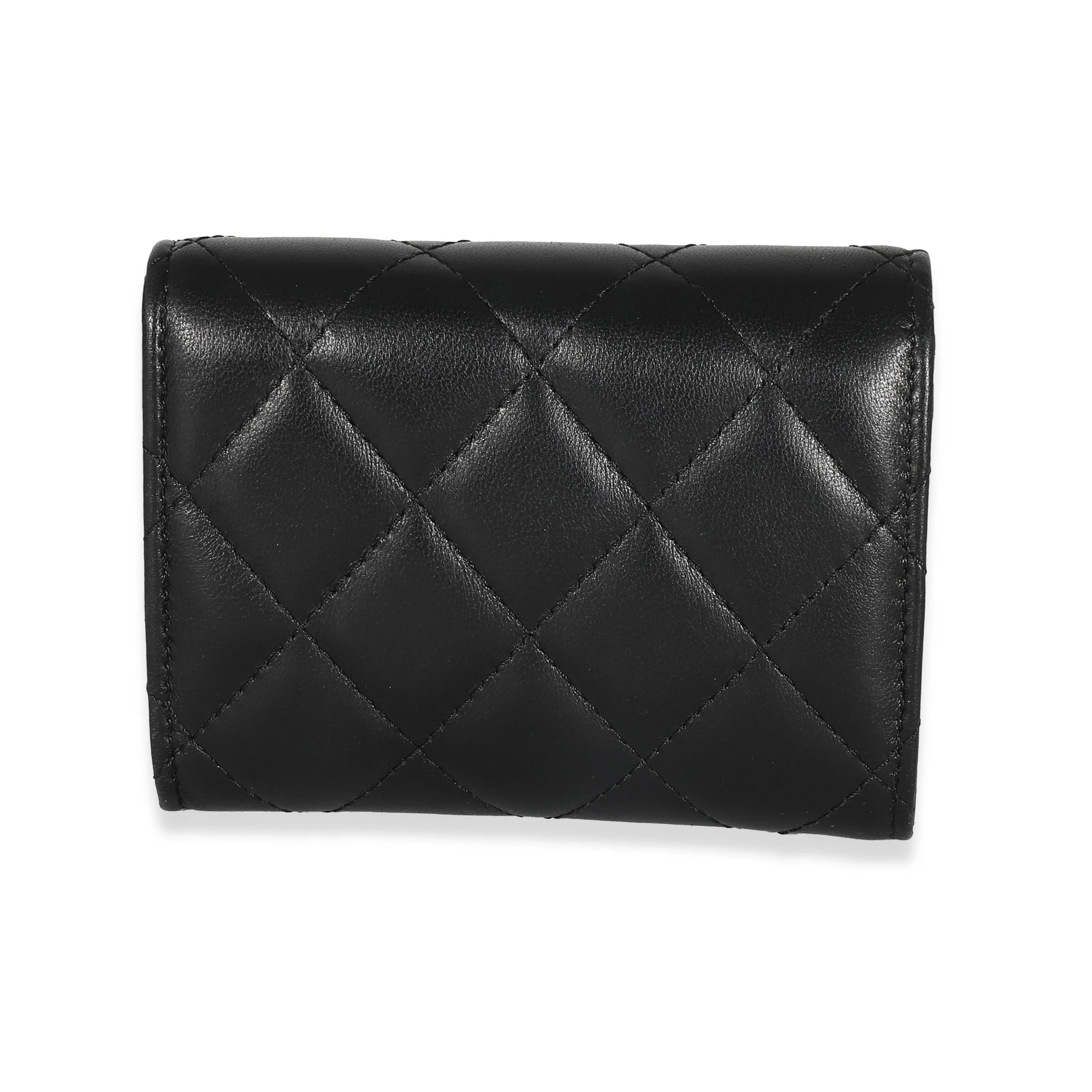 Chanel Black Quilted Lambskin Mini Clutch With Chain - Image 5