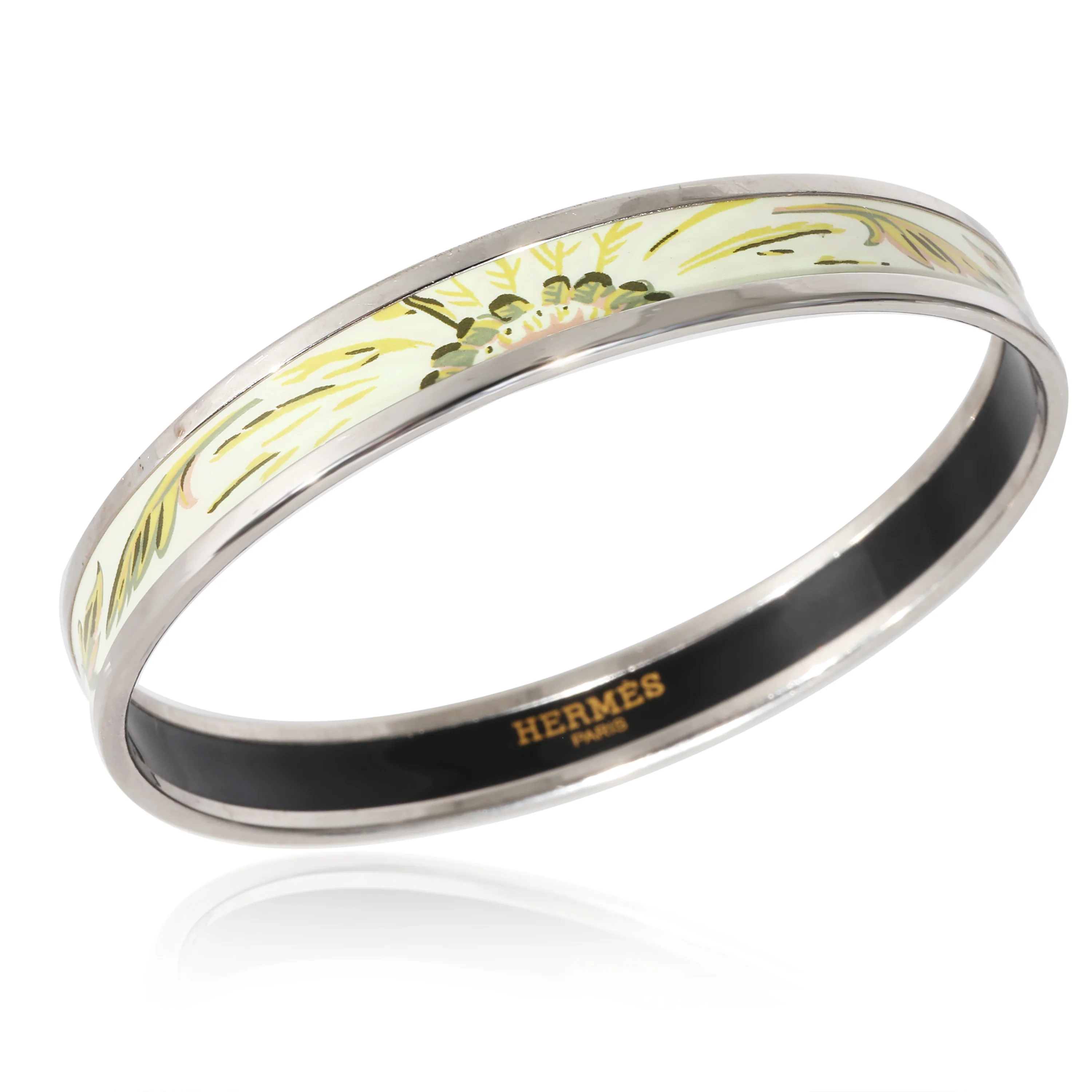 Enamel Palladium Plated Bangle - Image 2