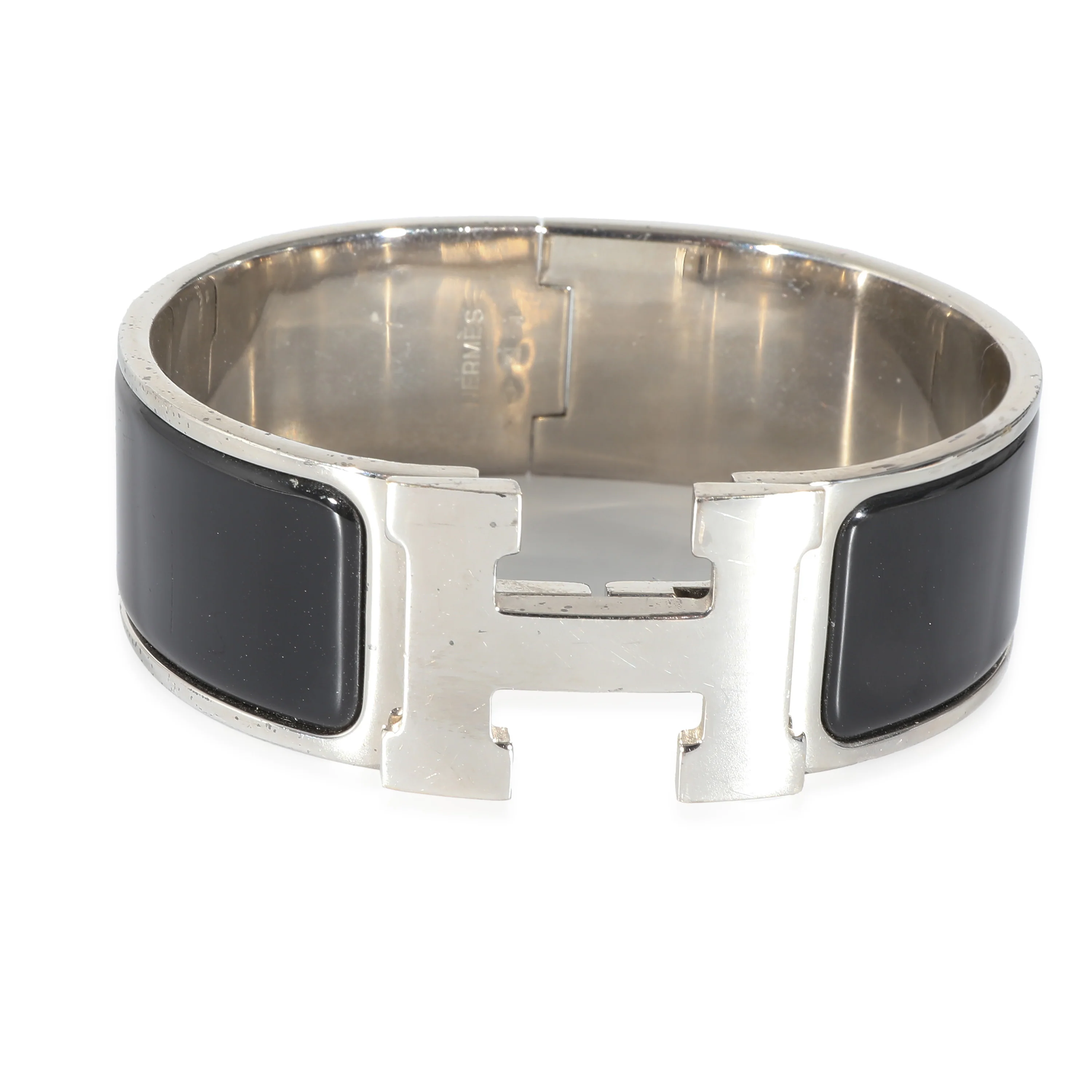 Clic Clac H Bangle in Palladium Plated