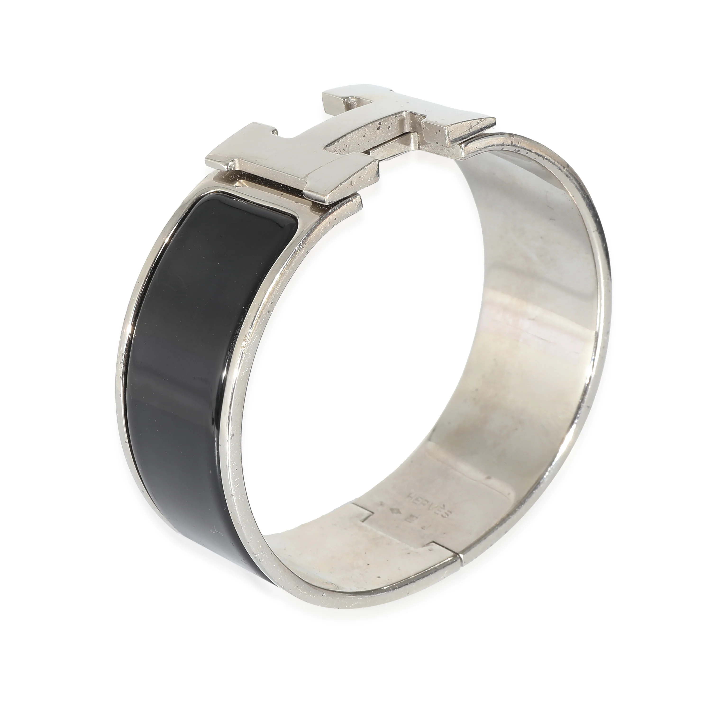 Clic Clac H Bangle in Palladium Plated - Image 4
