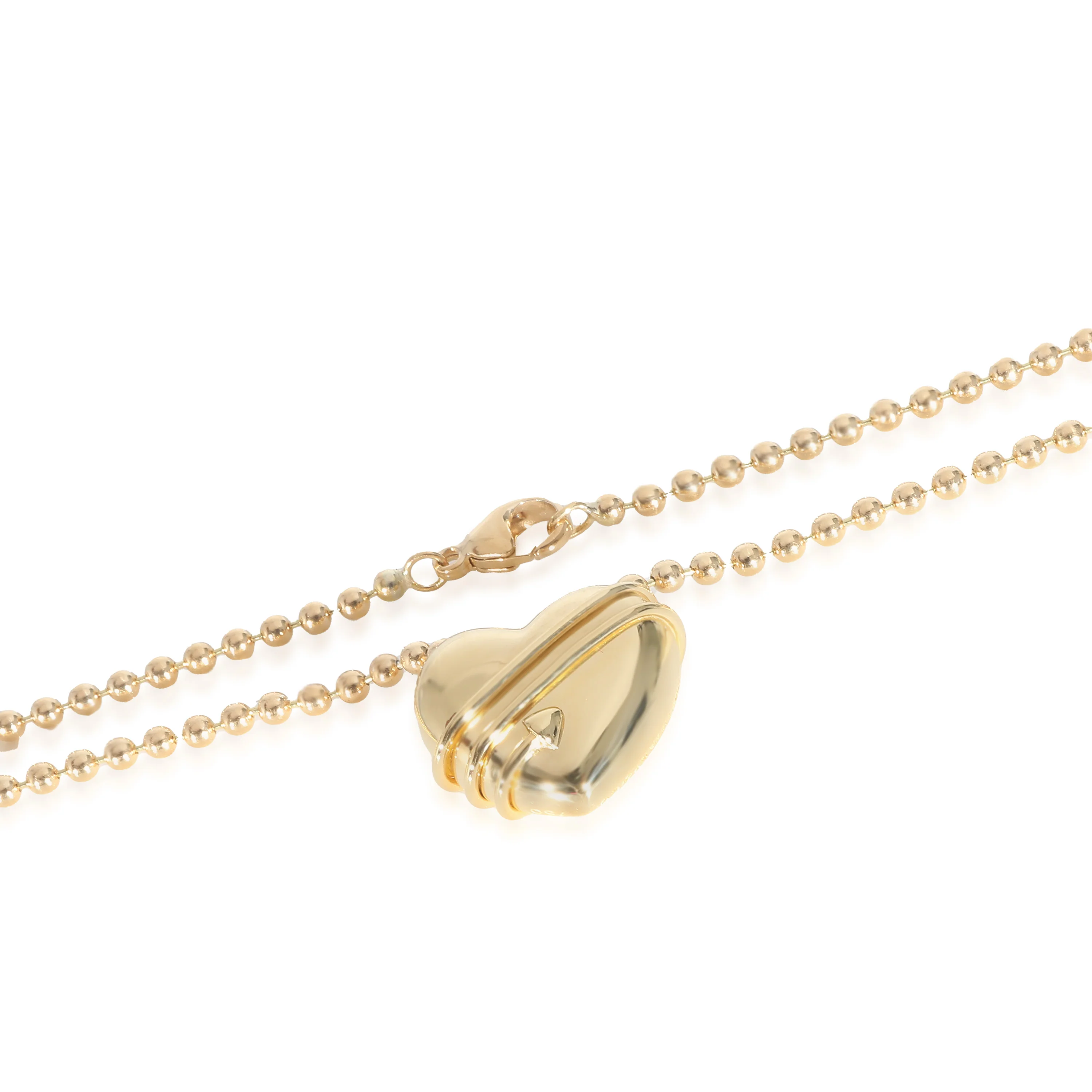 Tiffany & Co. Vintage Arrow Wrapped Heart Pendant in 18K Yellow Gold - Image 4
