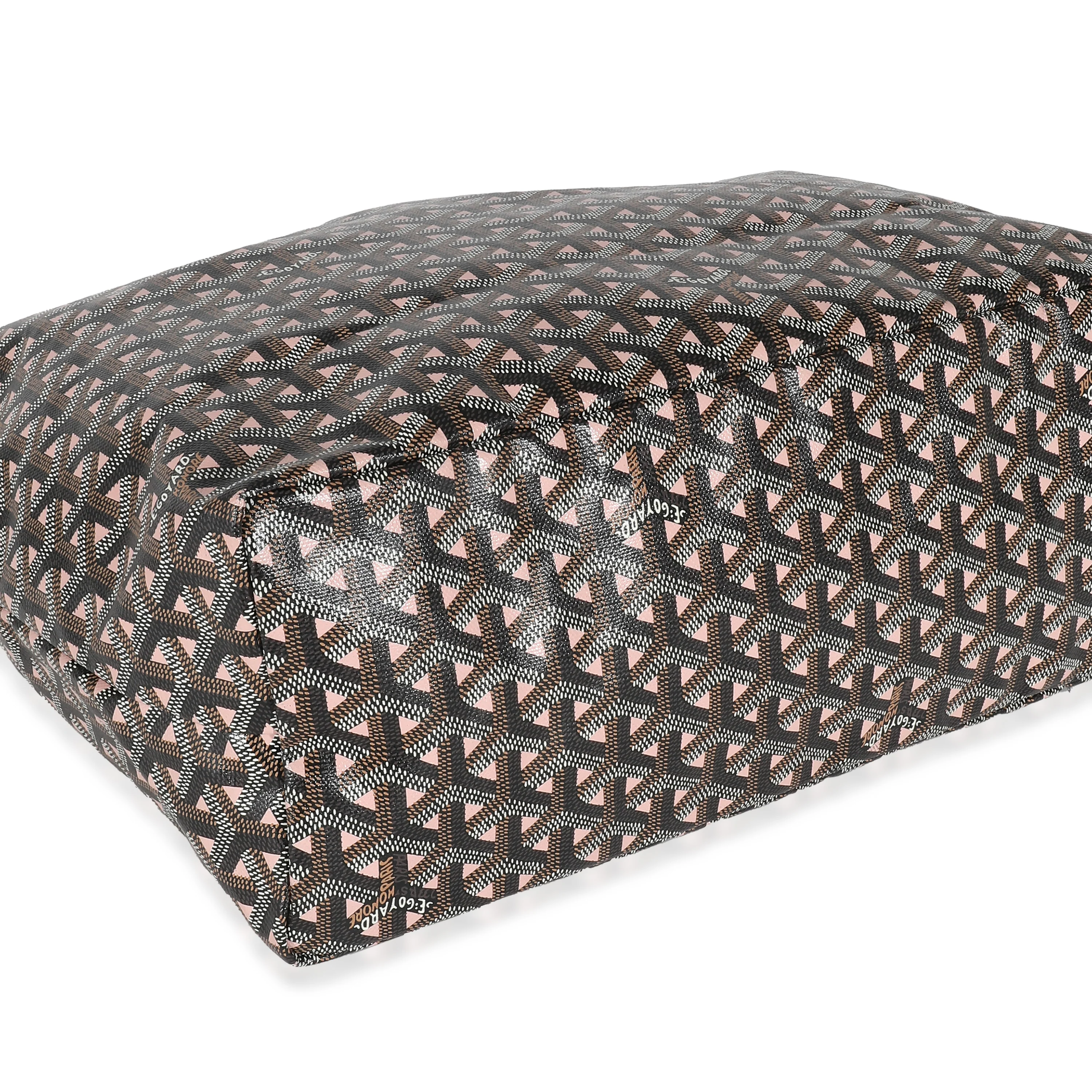 Goyard Black Pink Goyardine Canvas Claire Voie Saint Louis PM - Image 4