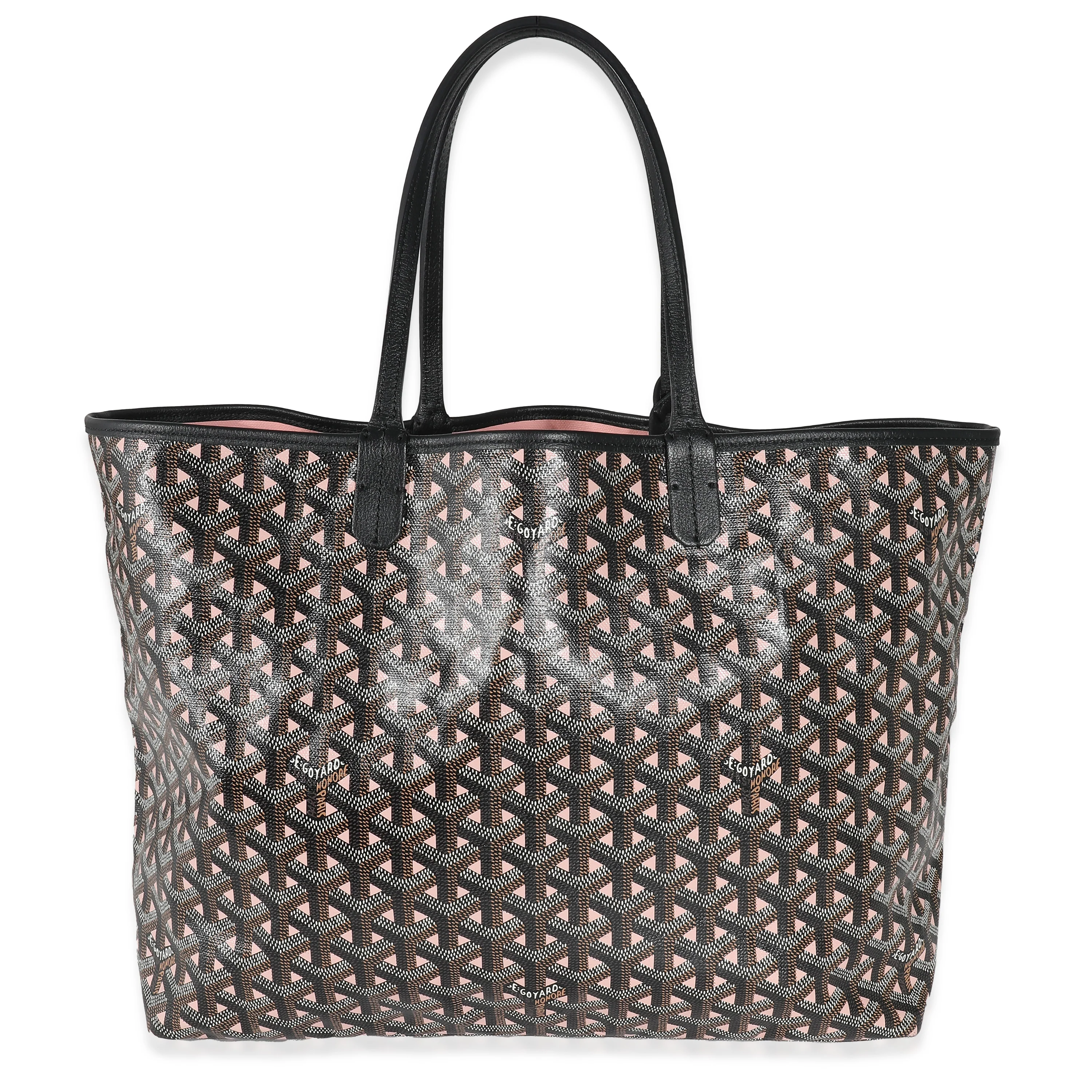 Goyard Black Pink Goyardine Canvas Claire Voie Saint Louis PM - Image 5