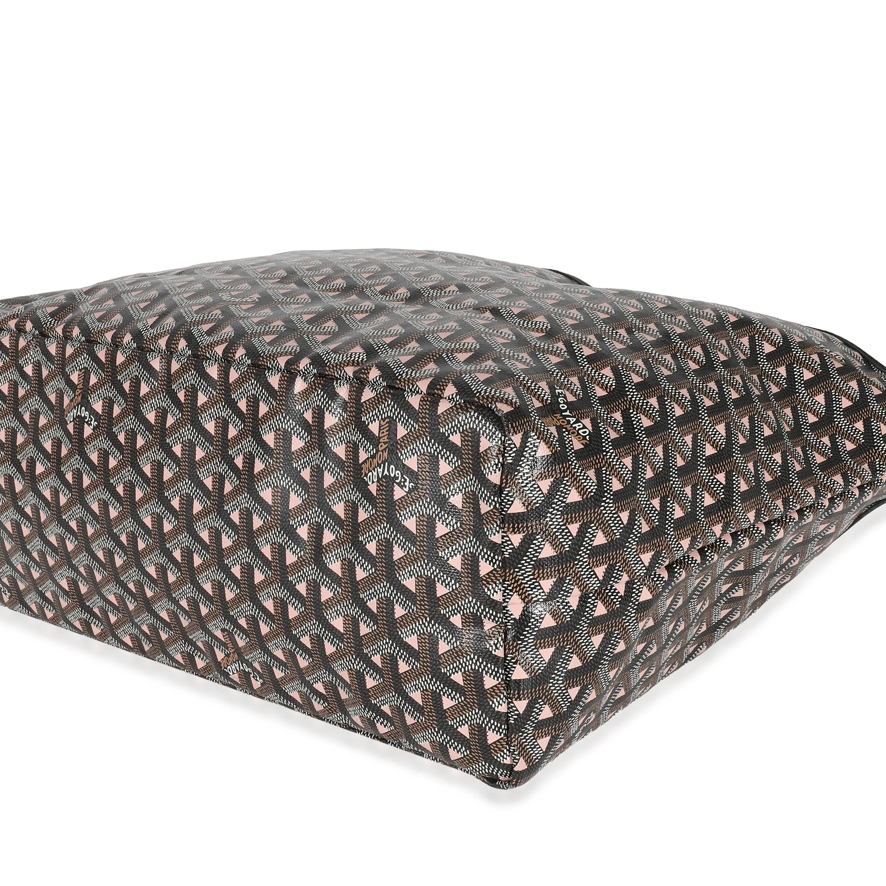 Goyard Black Pink Goyardine Canvas Claire Voie Saint Louis PM - Image 6