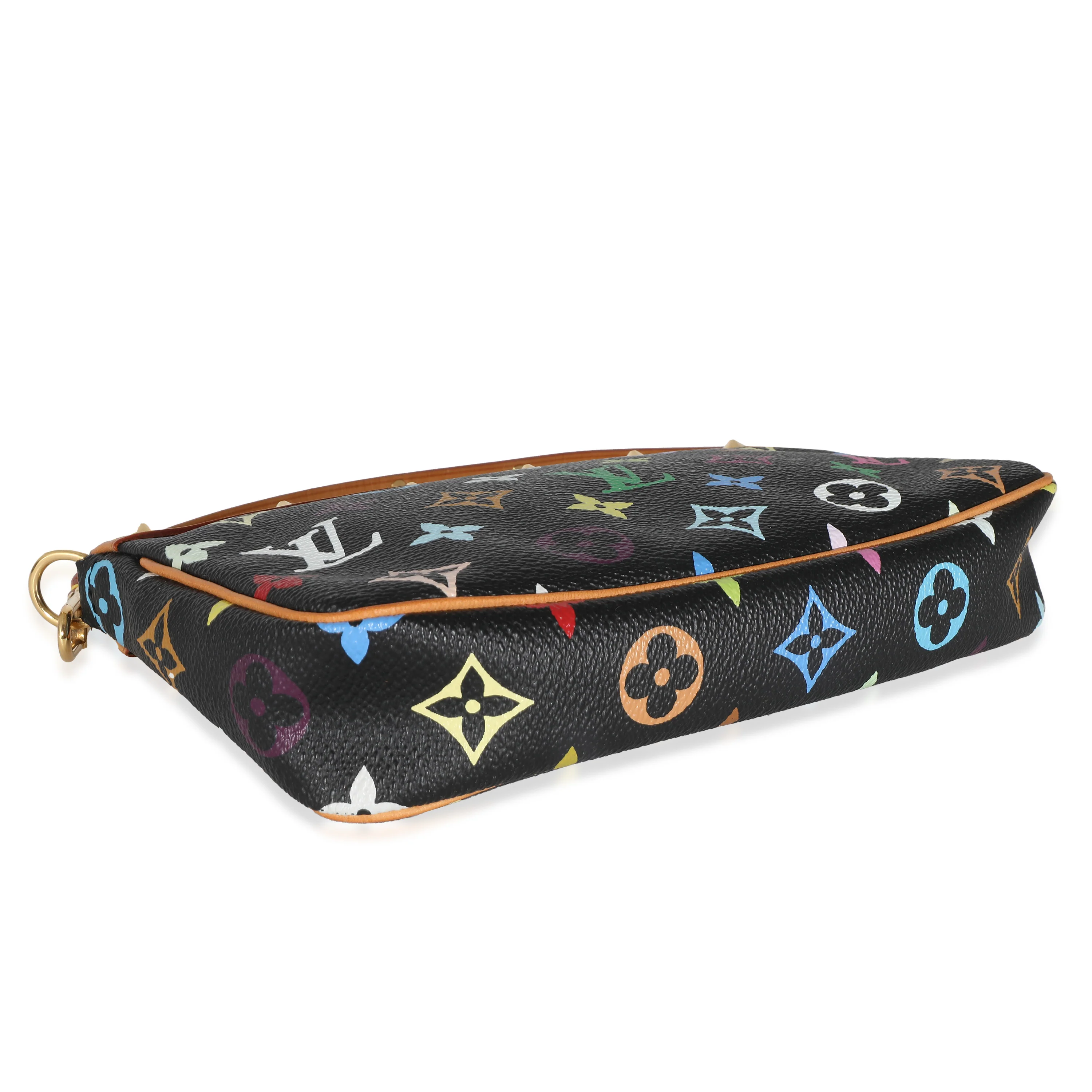 Black Monogram Multicolor Canvas Pochette Accessoires - Image 4