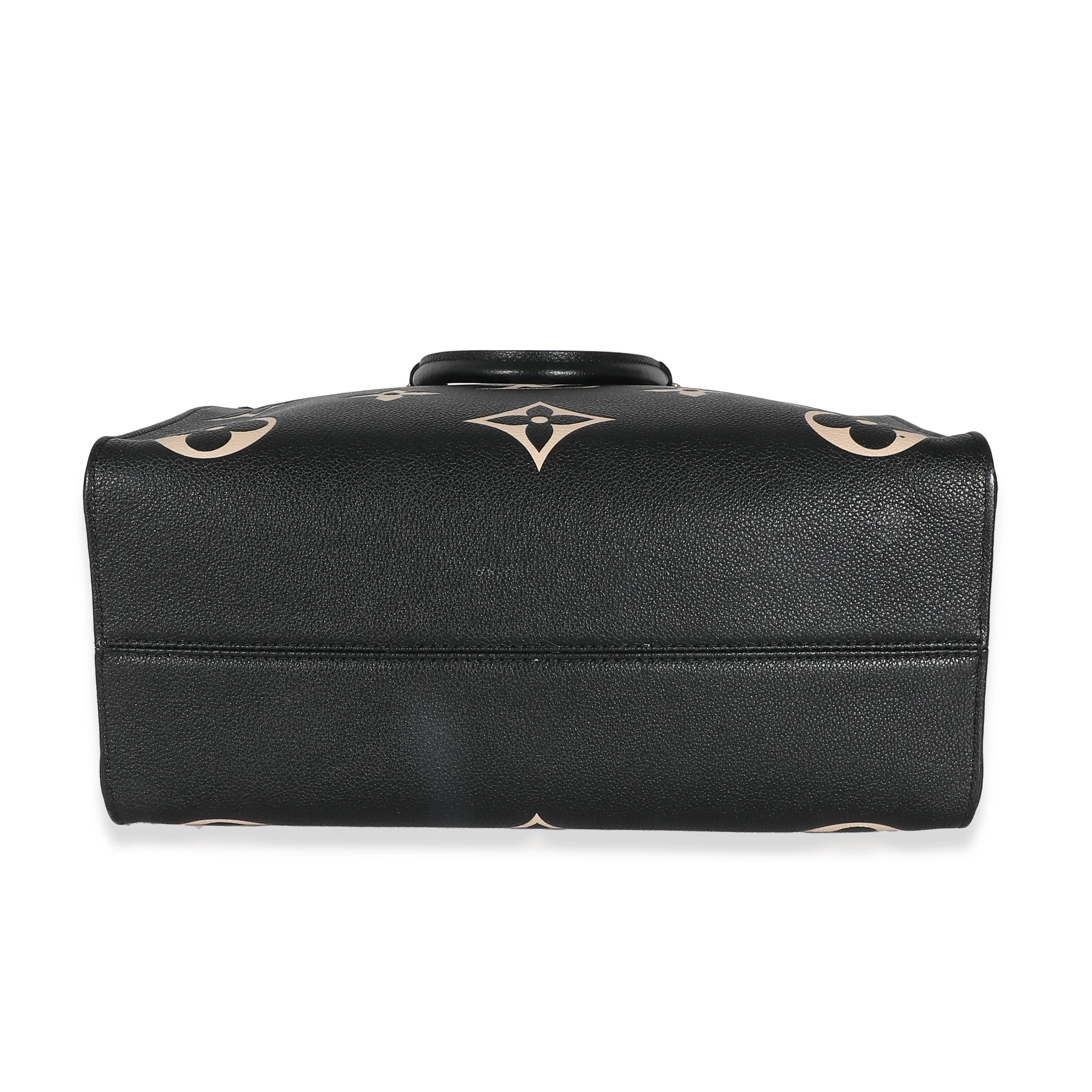 Black Beige Empreinte Monogram Giant Onthego MM - Image 6