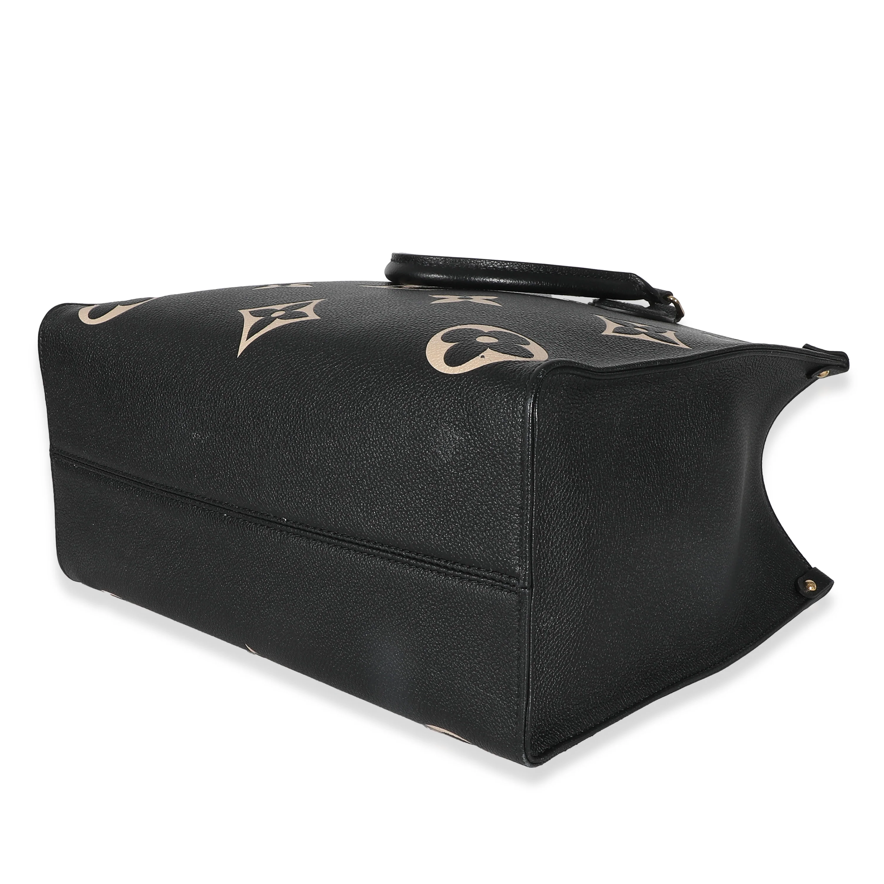 Black Beige Empreinte Monogram Giant Onthego MM - Image 7