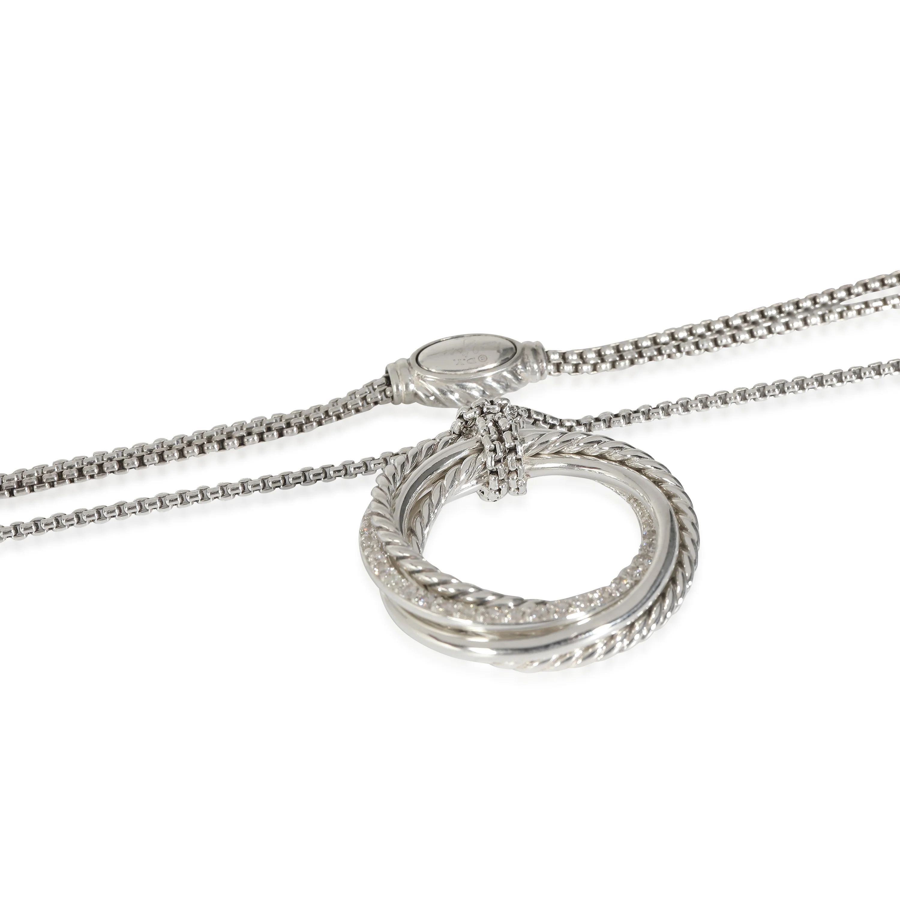 DY Crossover® Collection for Women Pendant, Sterling Silver 0.60 Ct - Image 2
