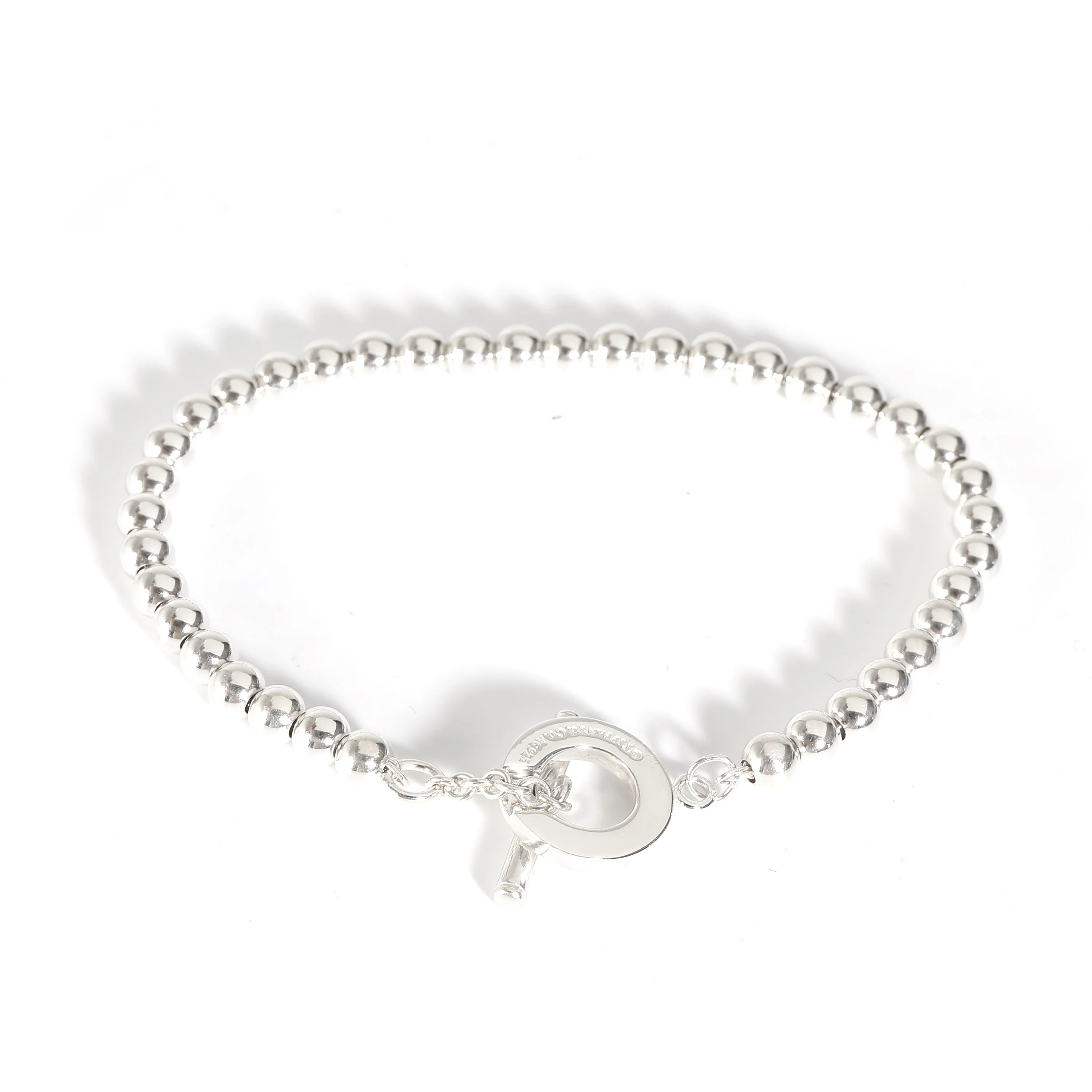 Tiffany & Co. Bead Bracelet in Sterling Silver with Toggle Clasp - Image 2