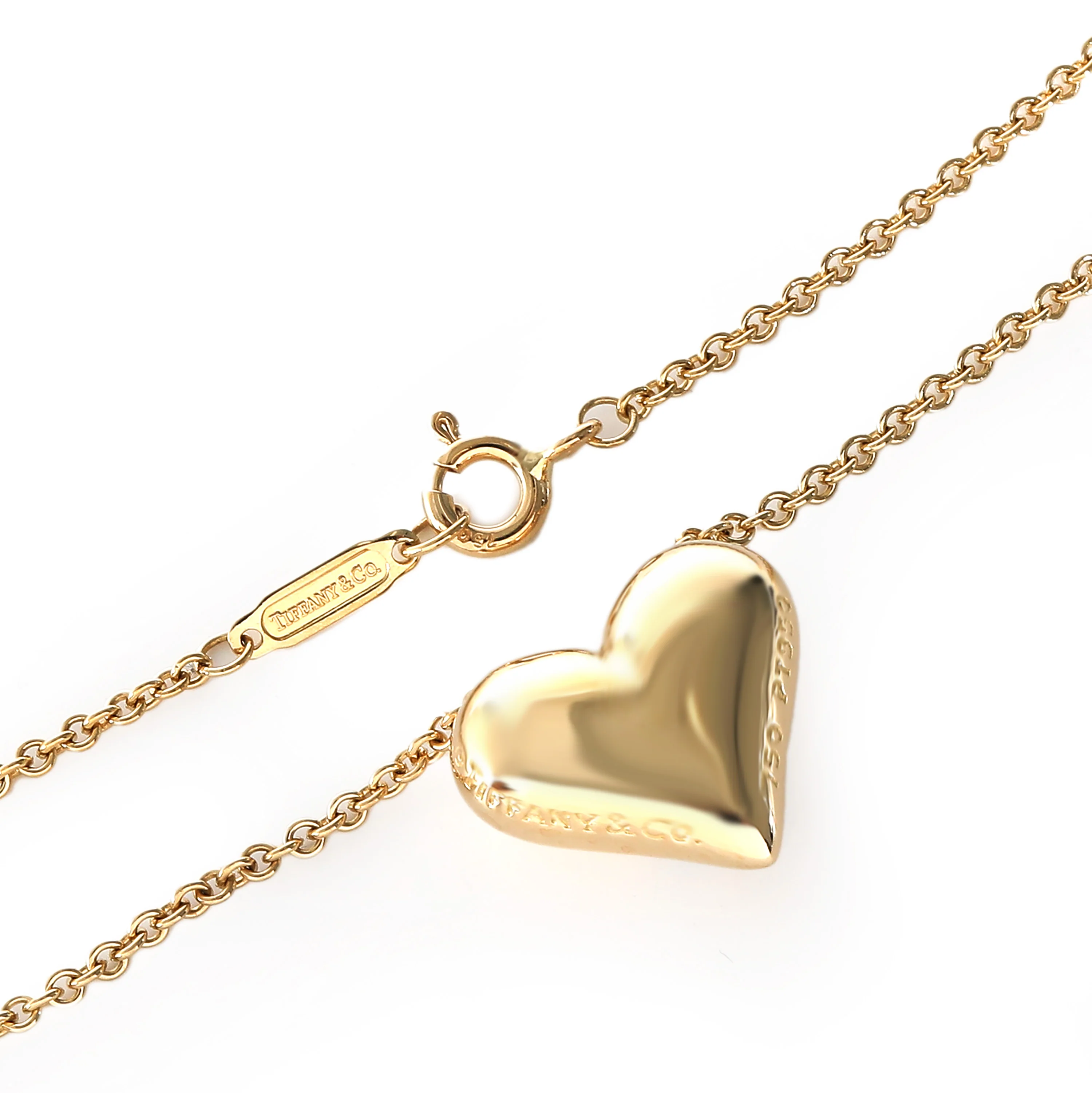 Tiffany & Co. Etoile Heart Pendant in 18k Yellow Gold 0.15 CTW - Image 3