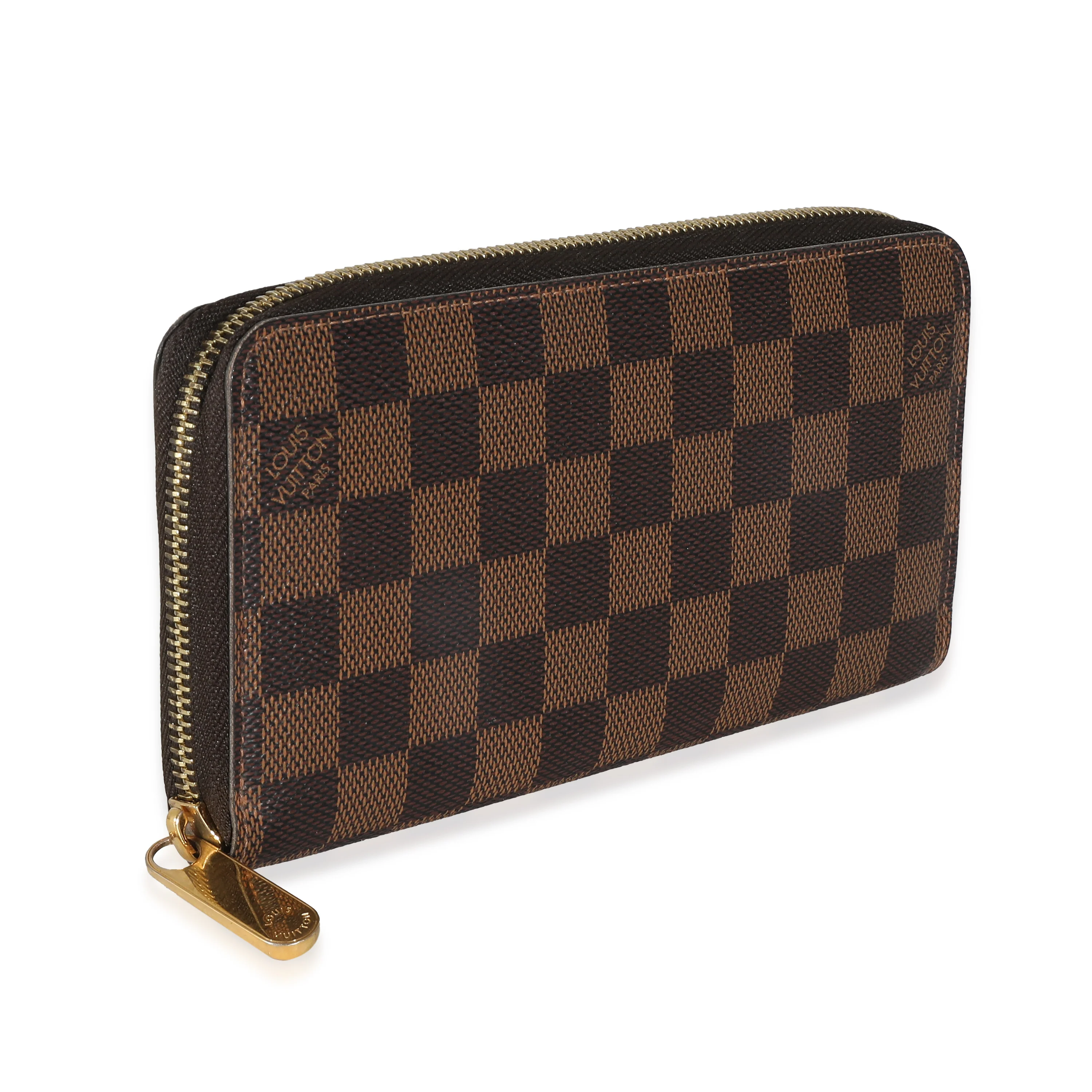 Louis Vuitton Damier Ebene Canvas Zippy Wallet - Image 3