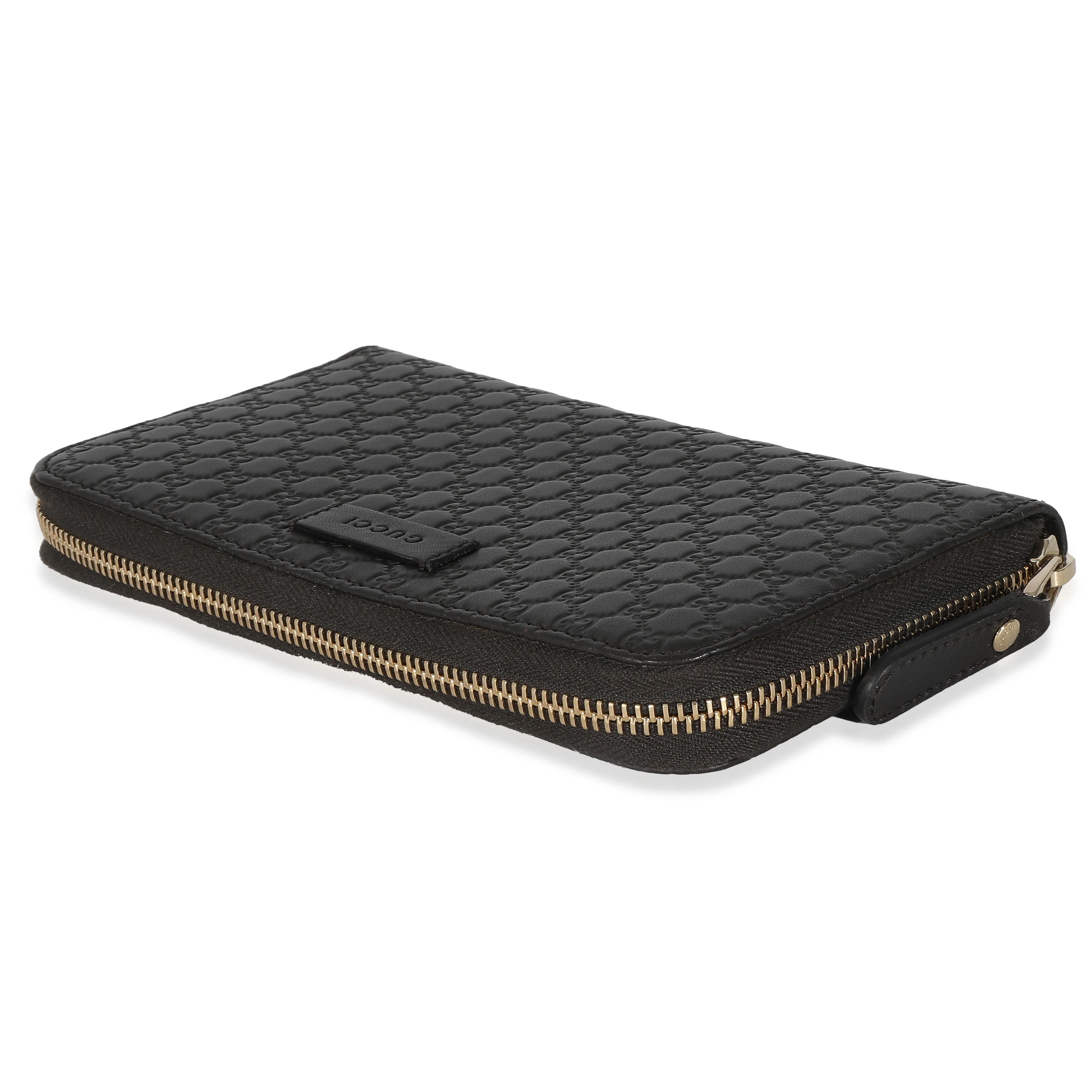 Gucci Brown Guccissima Long Continental Zip Around Wallet - Image 6