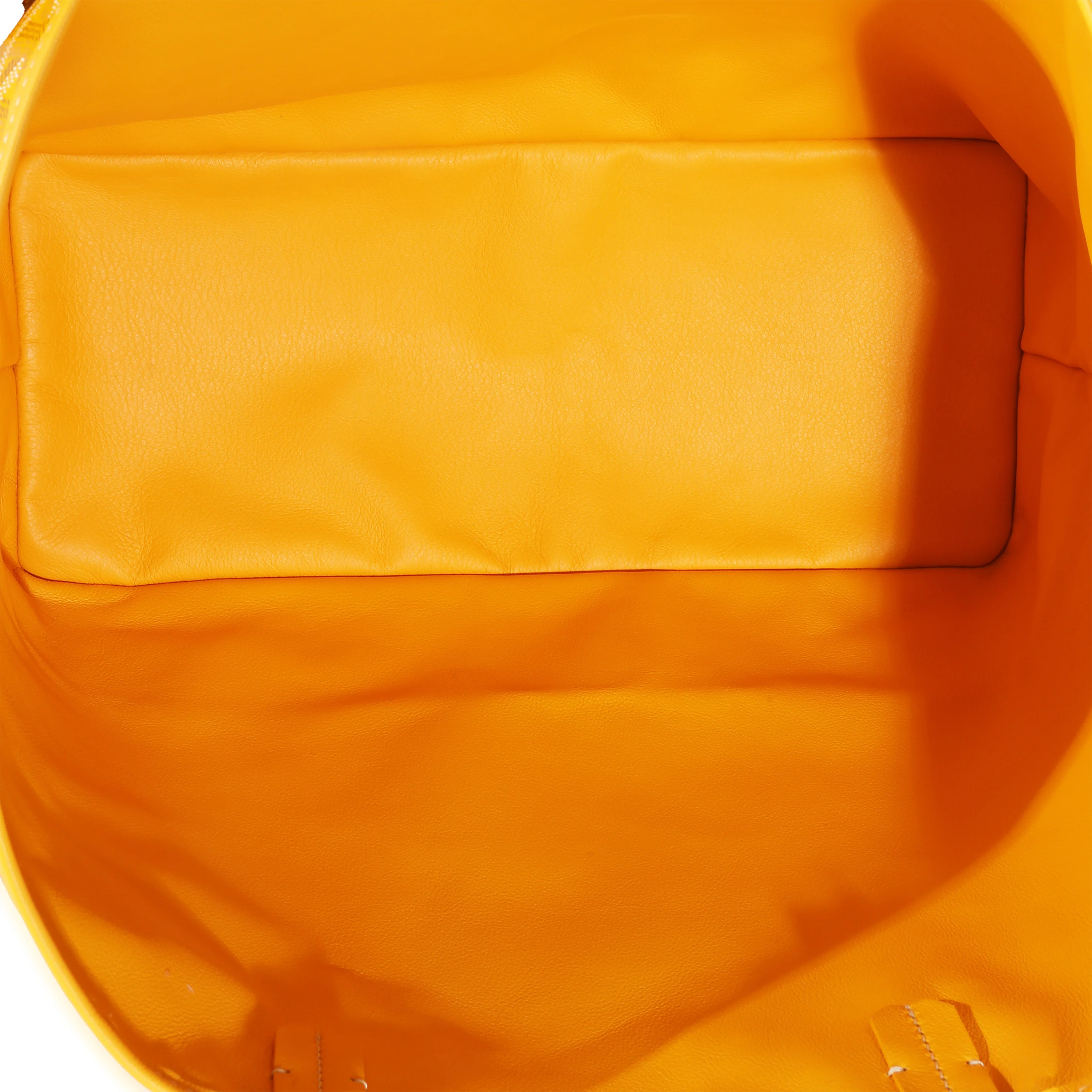 Yellow Goyardine Canvas Reversible Anjou PM - Image 8