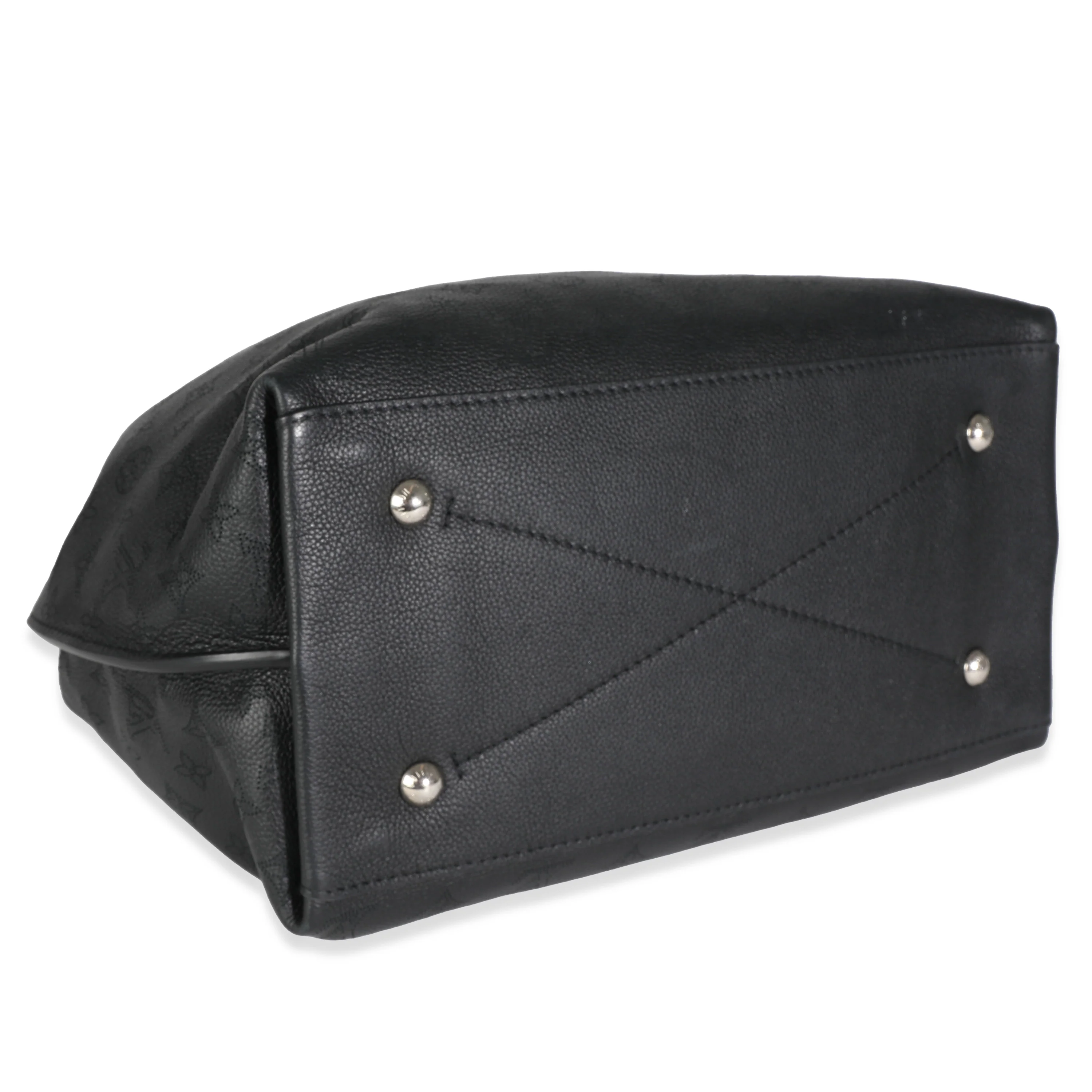 Black Monogram Mahina Carmel Hobo - Image 7