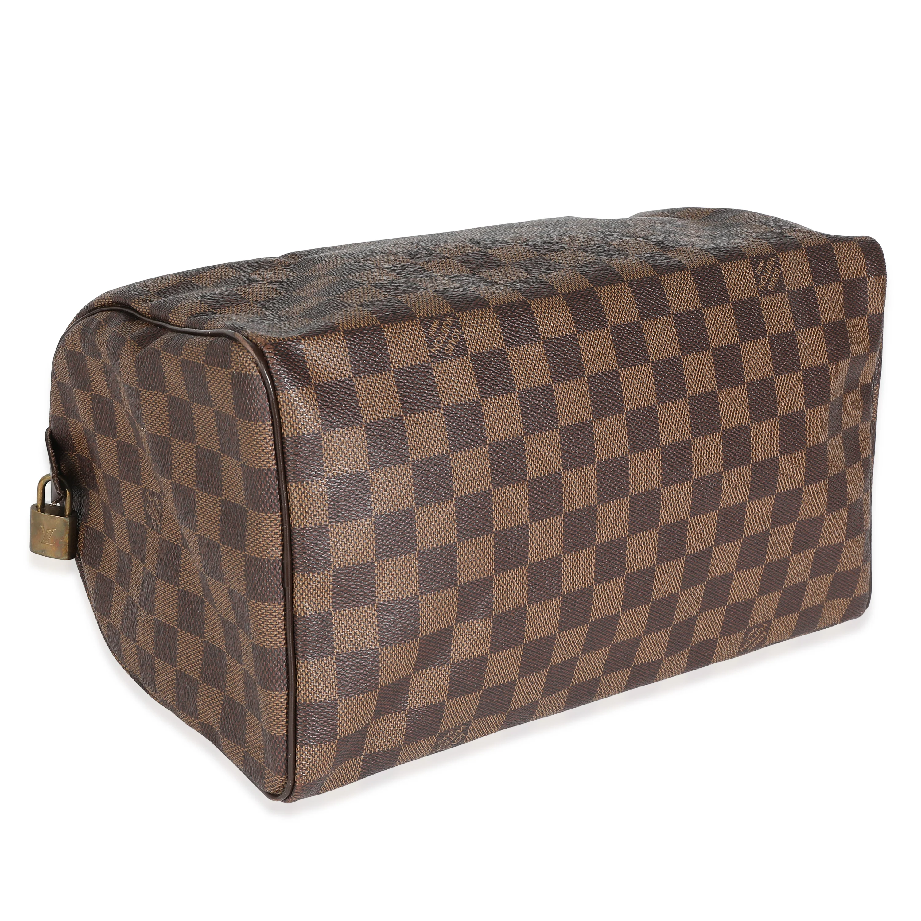 Louis Vuitton Damier Ebene Canvas Speedy 30 - Image 7