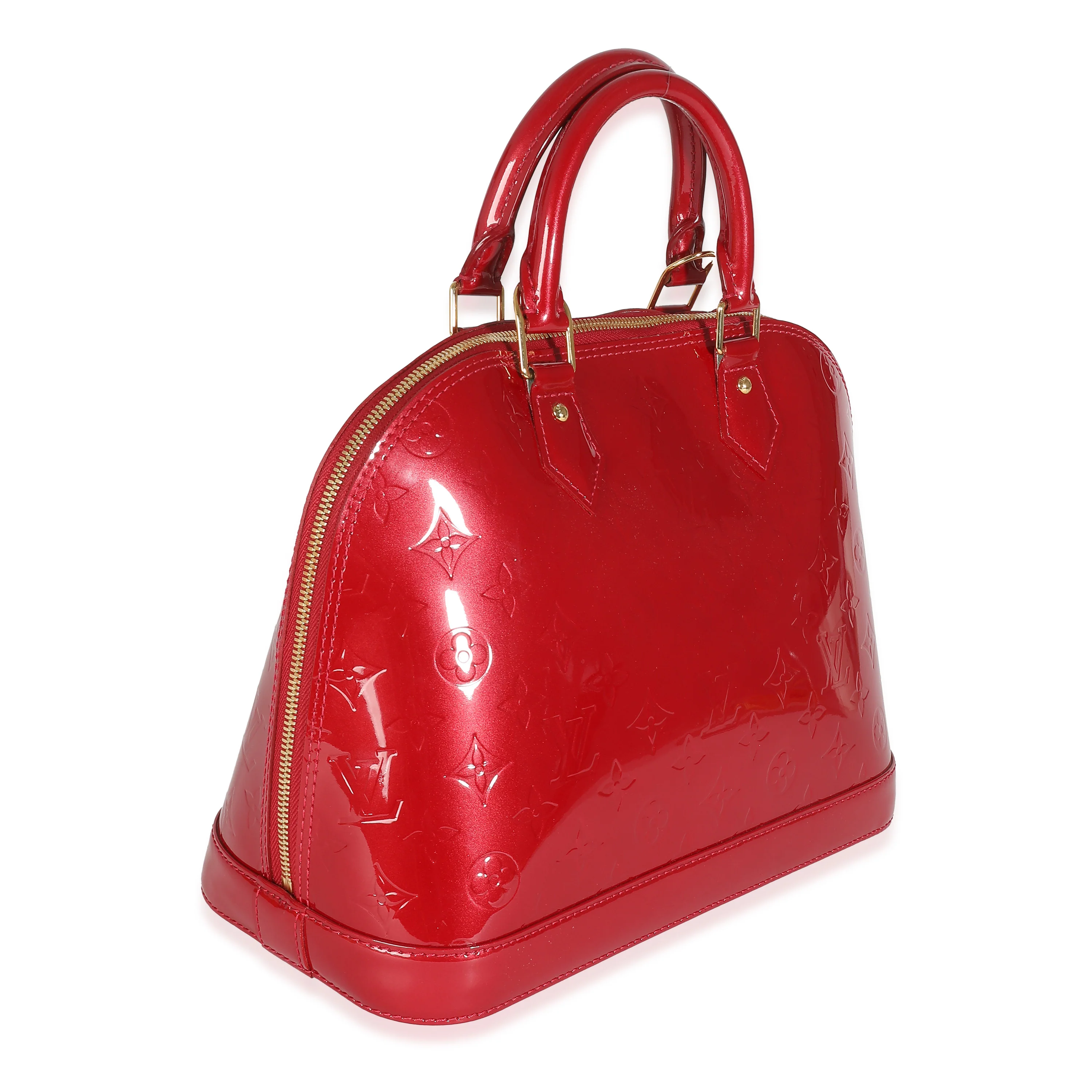 Louis Vuitton Cerise Monogram Vernis Alma PM - Image 8