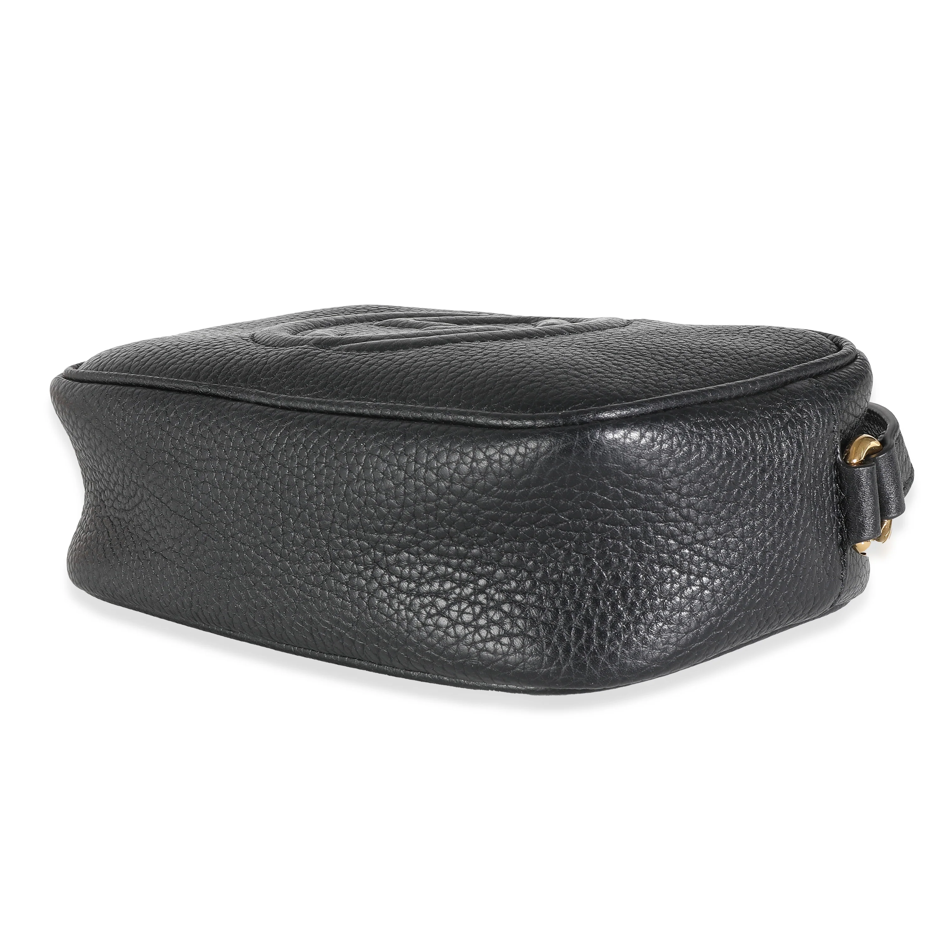 Black Pebbled Calfskin Small Soho Disco - Image 7