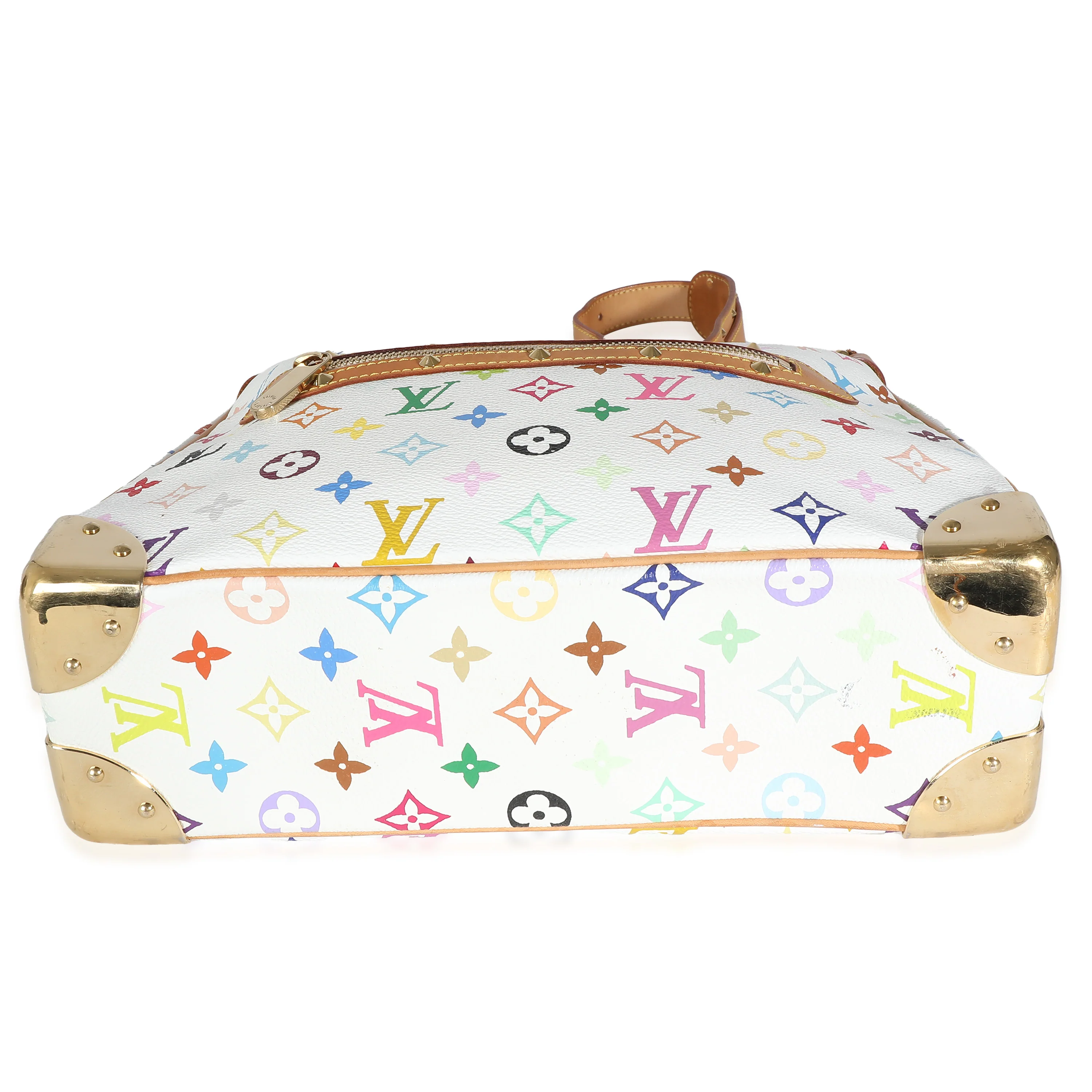 Louis Vuitton White Monogram Multicolore Canvas Boulogne - Image 5