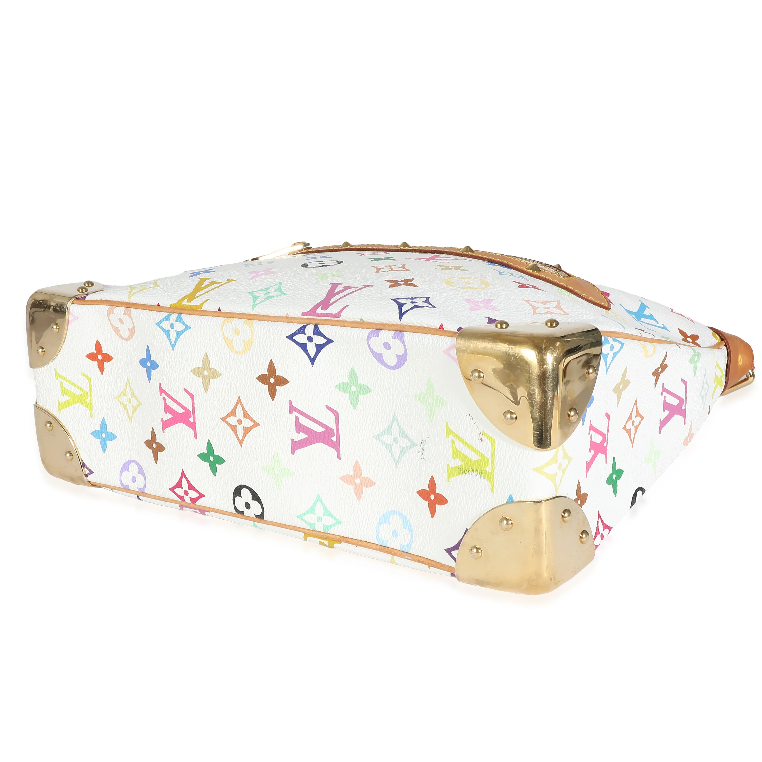 Louis Vuitton White Monogram Multicolore Canvas Boulogne - Image 7