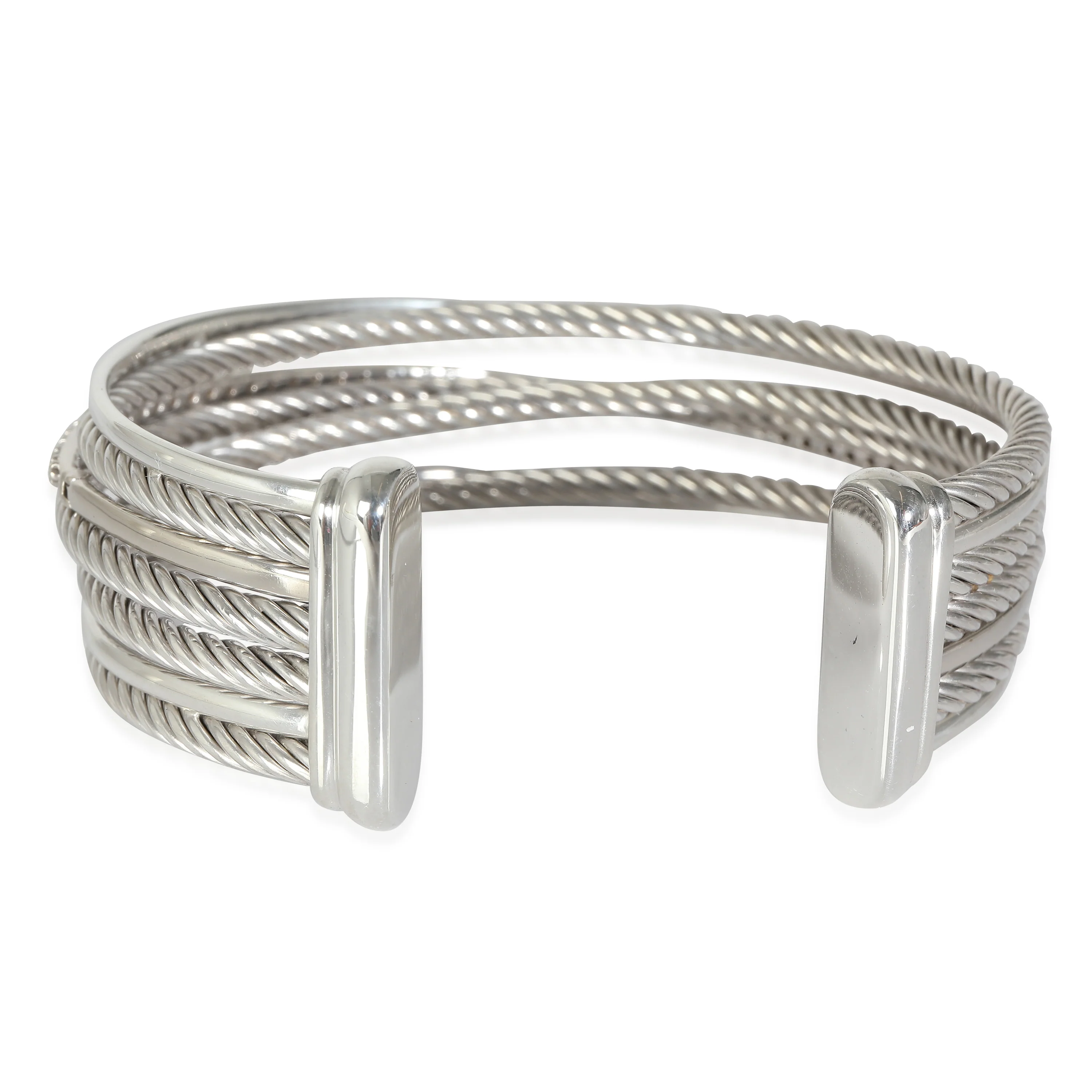Crossover Bracelet in Sterling Silver 0.65 CTW - Image 3